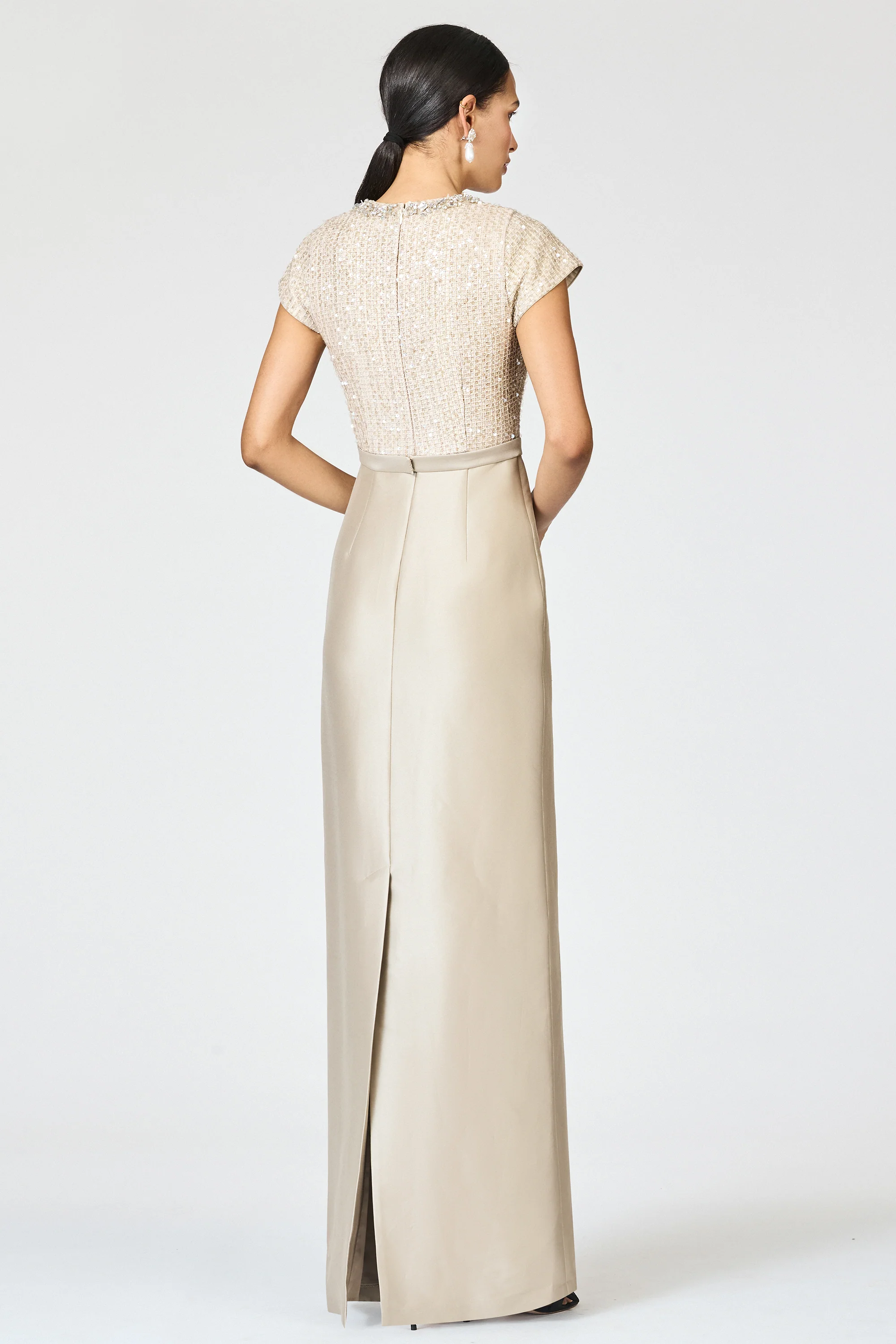 ISLA GOWN - DUNE/PEWTER - Image 5