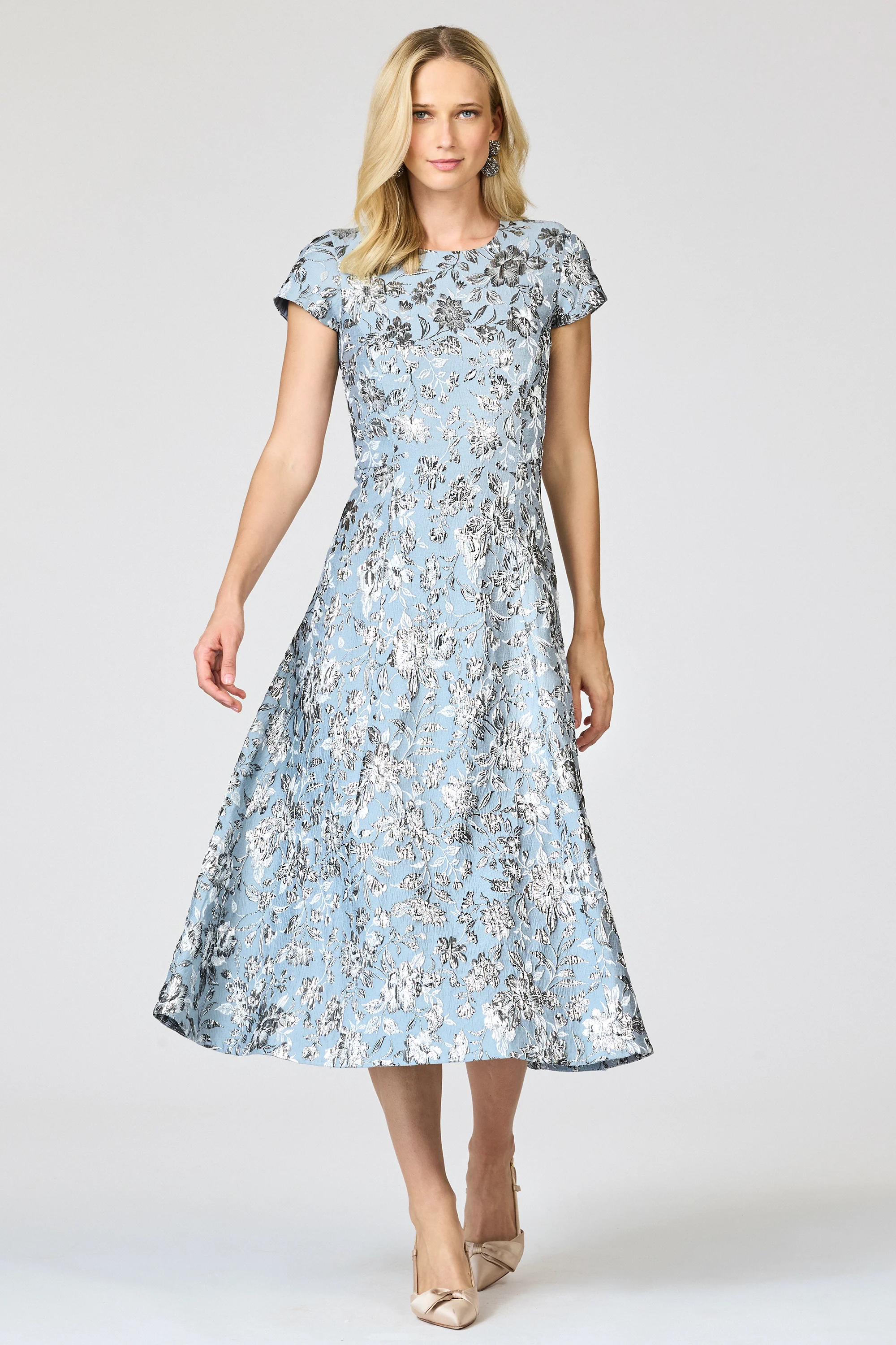 JACKIE DRESS - PEWTER GARDENS - Image 3