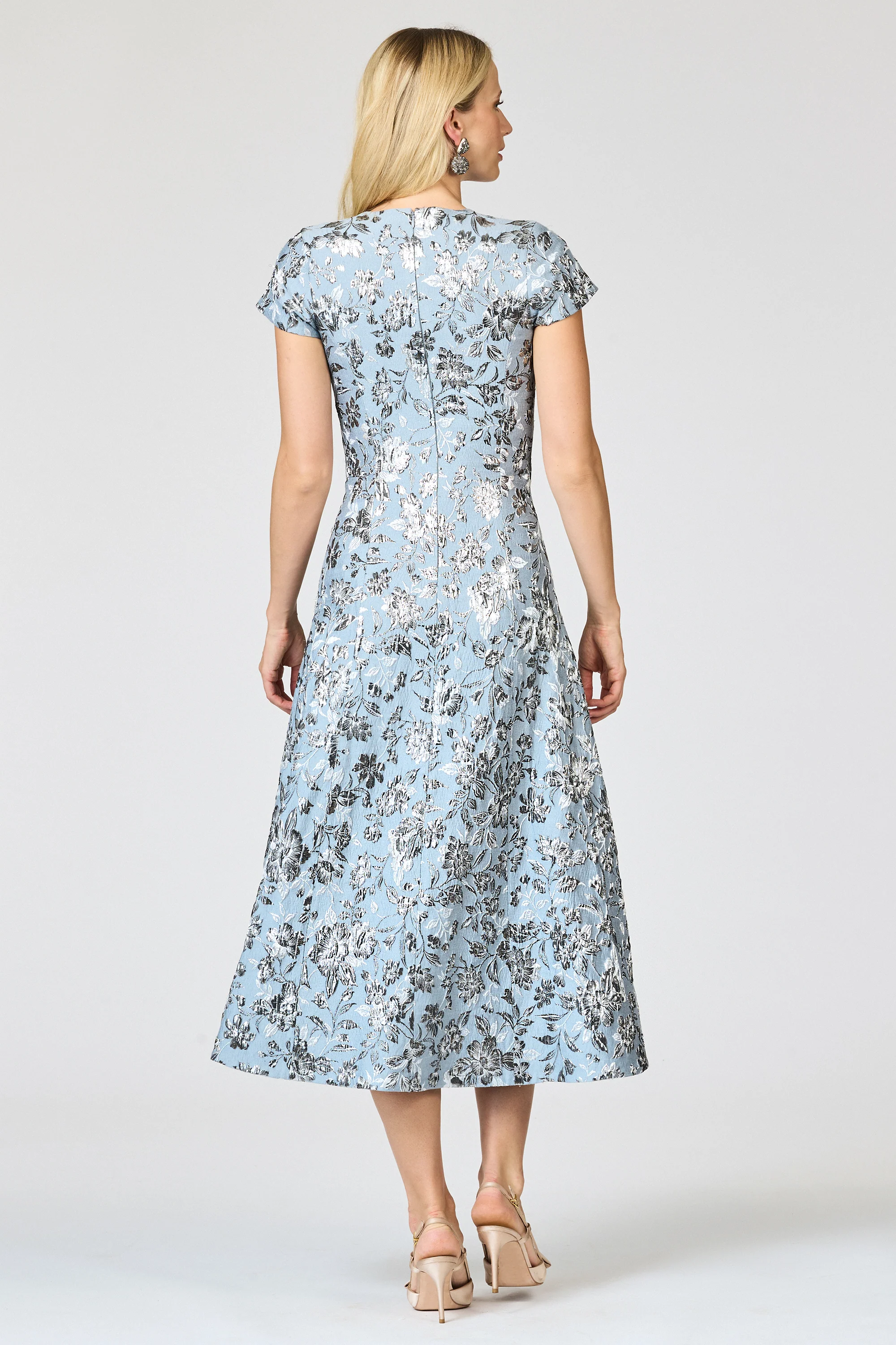 JACKIE DRESS - PEWTER GARDENS - Image 4
