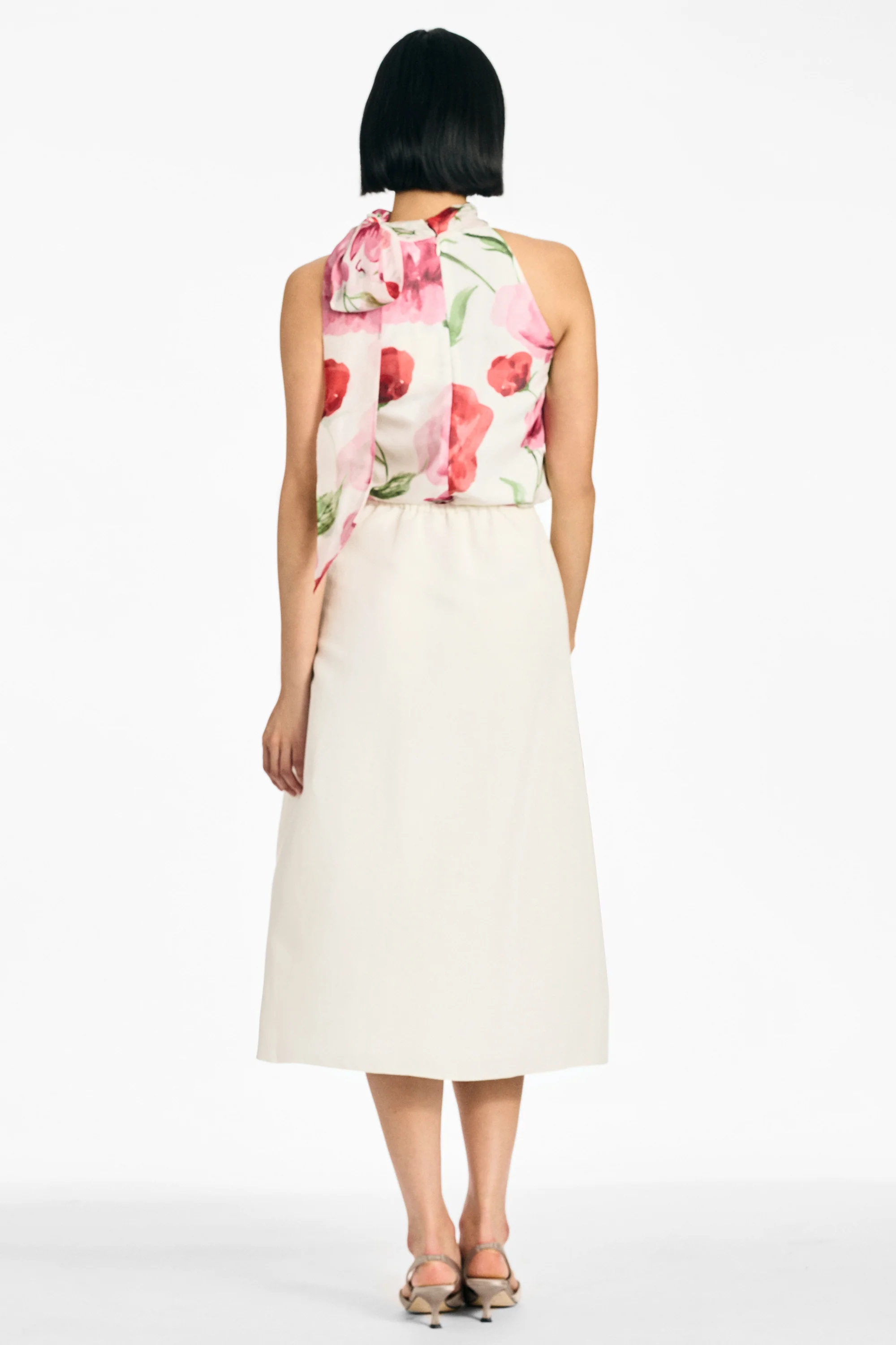 JOANNA SKIRT - EMBROIDERED WHITE - Image 4