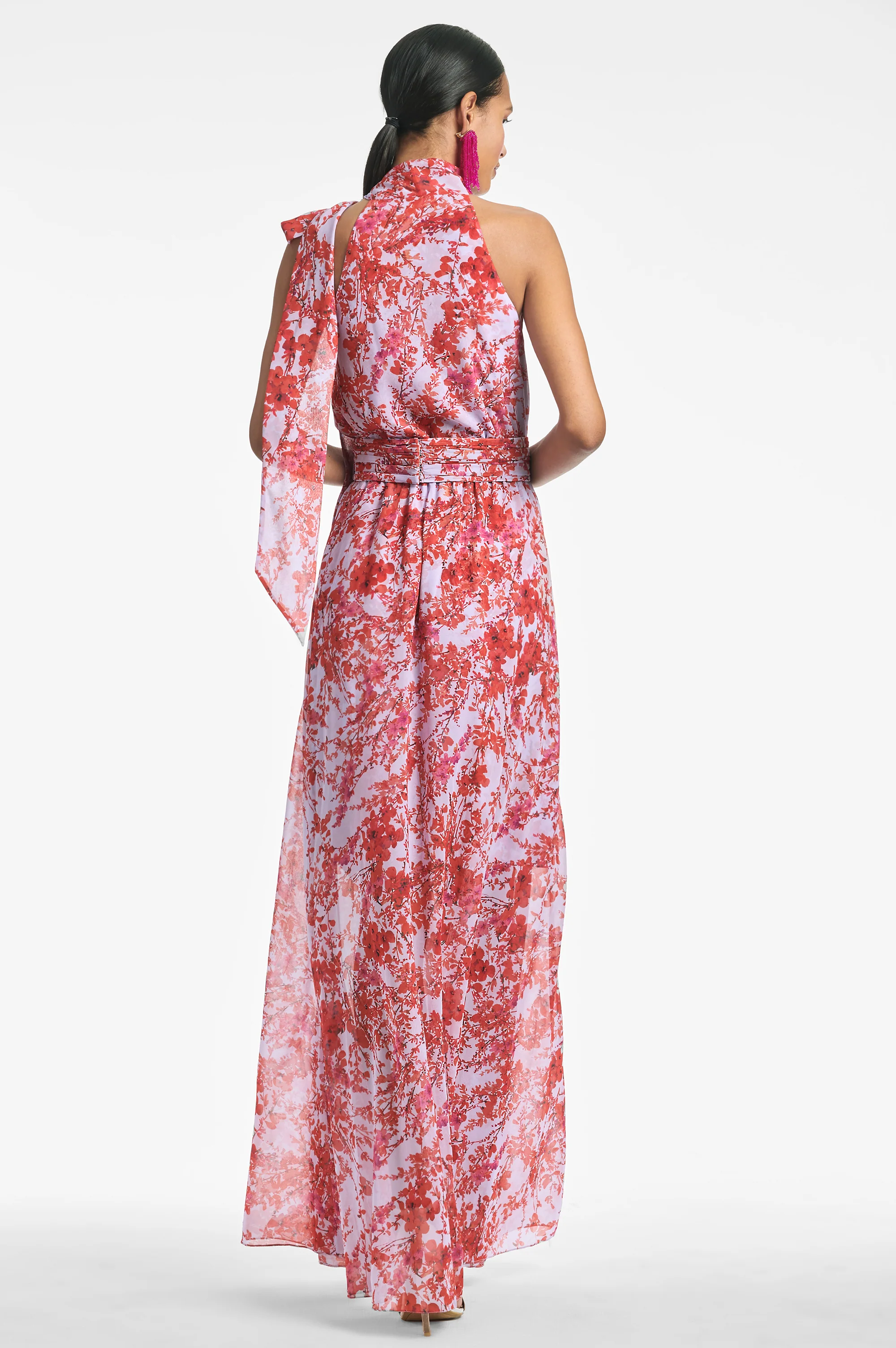 KAYLA GOWN - AMARANTHS SPRAY - FINAL SALE - Image 4