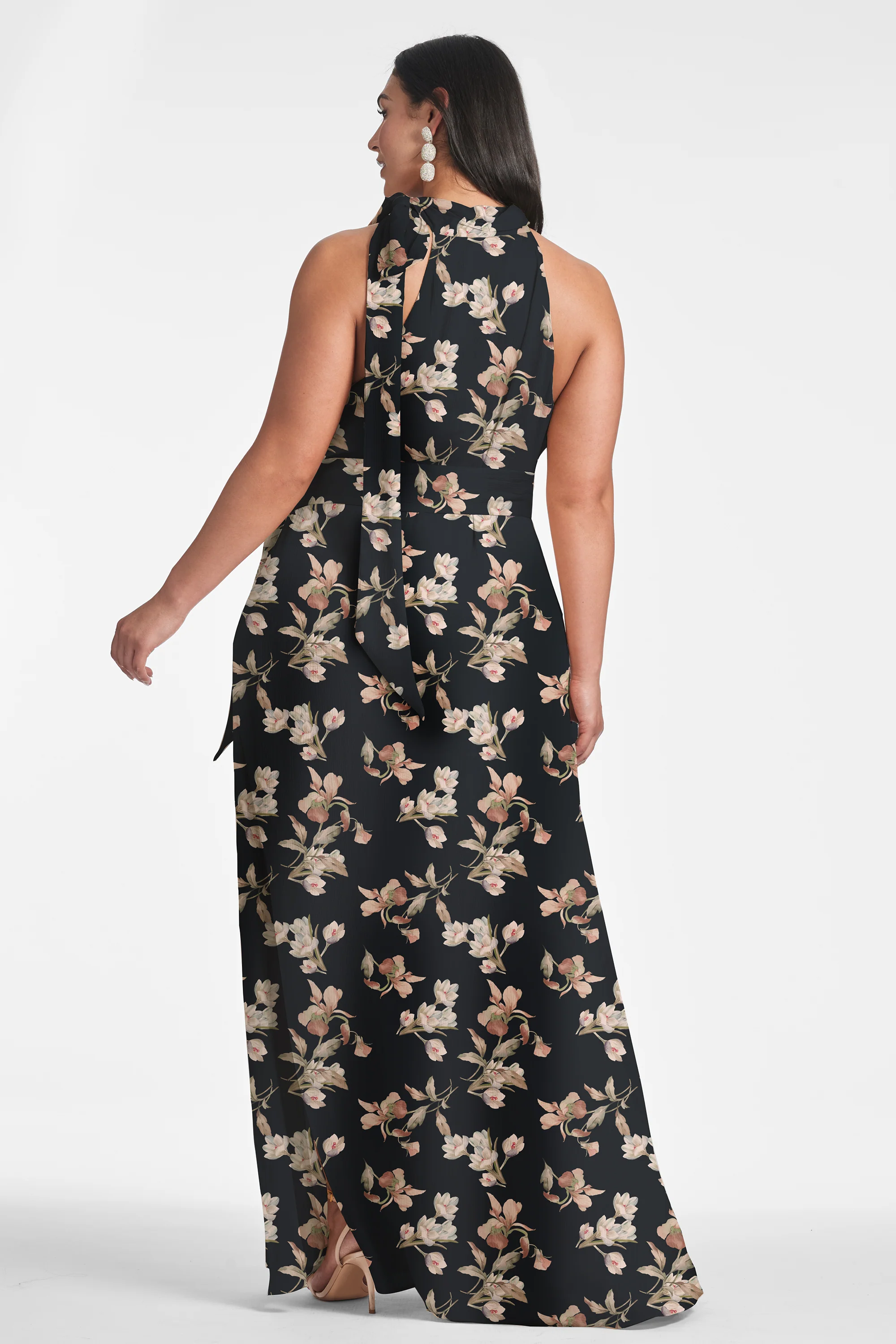 KAYLA GOWN - BLACK VENETIA PETAL - FINAL SALE - Image 6