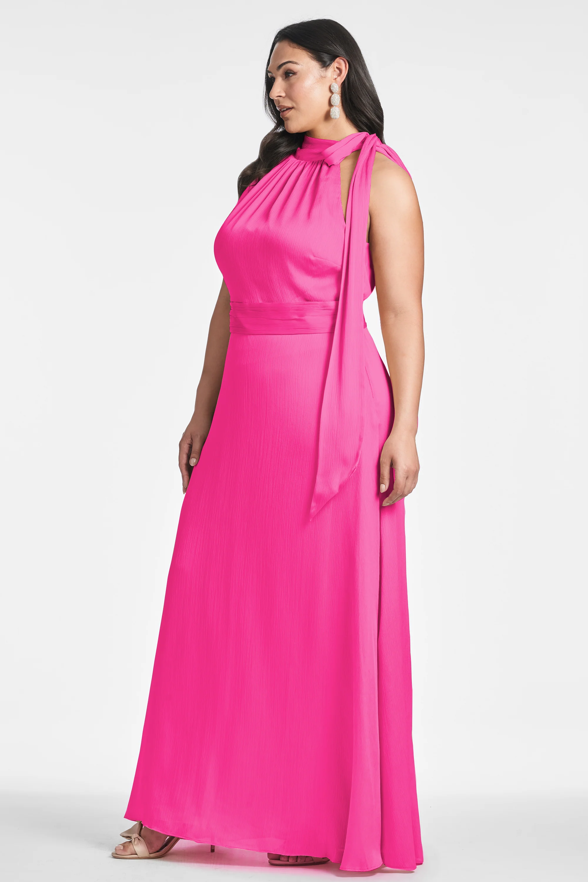 KAYLA GOWN - DRAGONFRUIT - FINAL SALE - Image 7