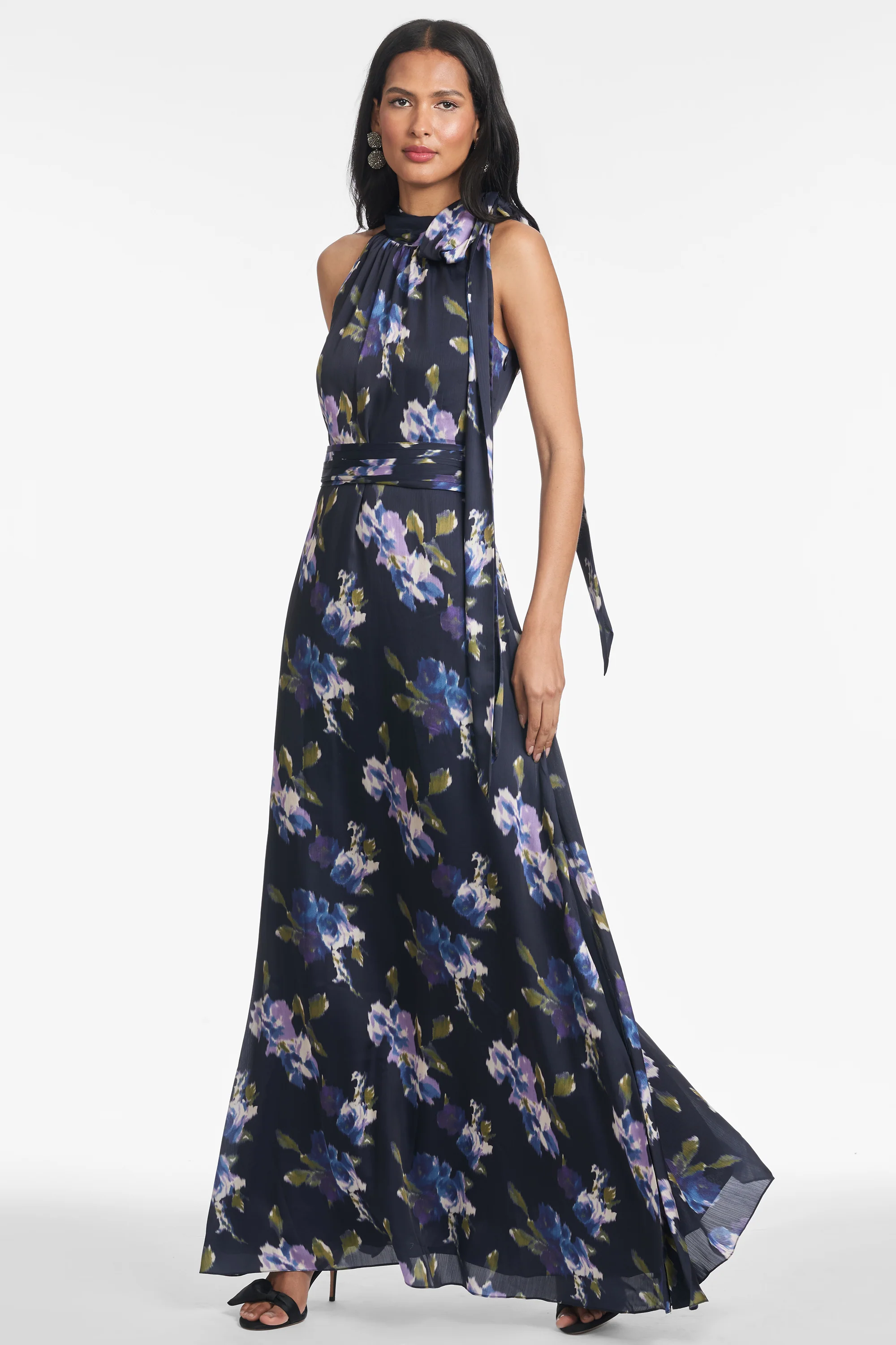 KAYLA GOWN - MIDNIGHT CORSAGE - FINAL SALE