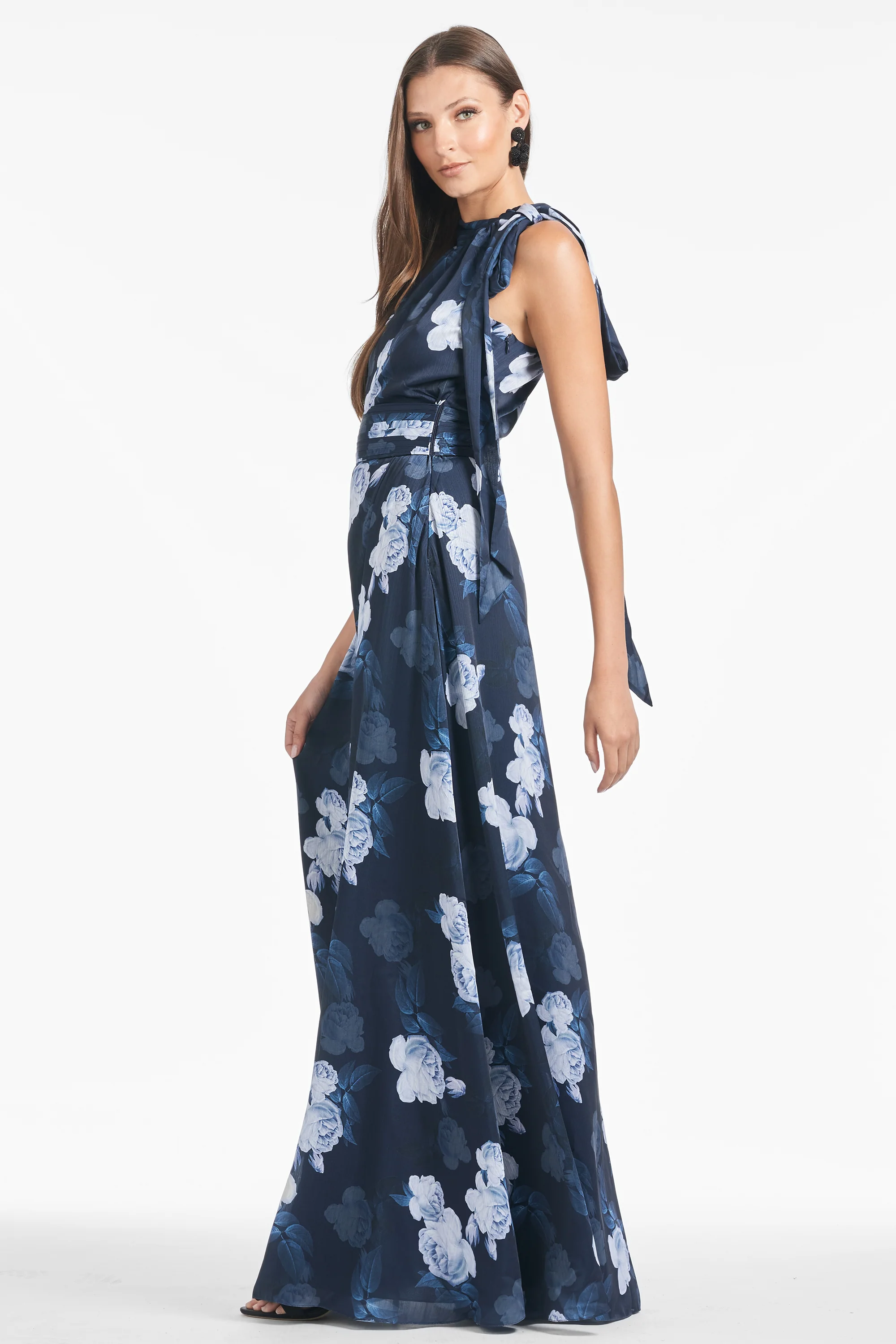 KAYLA GOWN - MIDNIGHT GLACIAL ROSE - FINAL SALE - Image 2