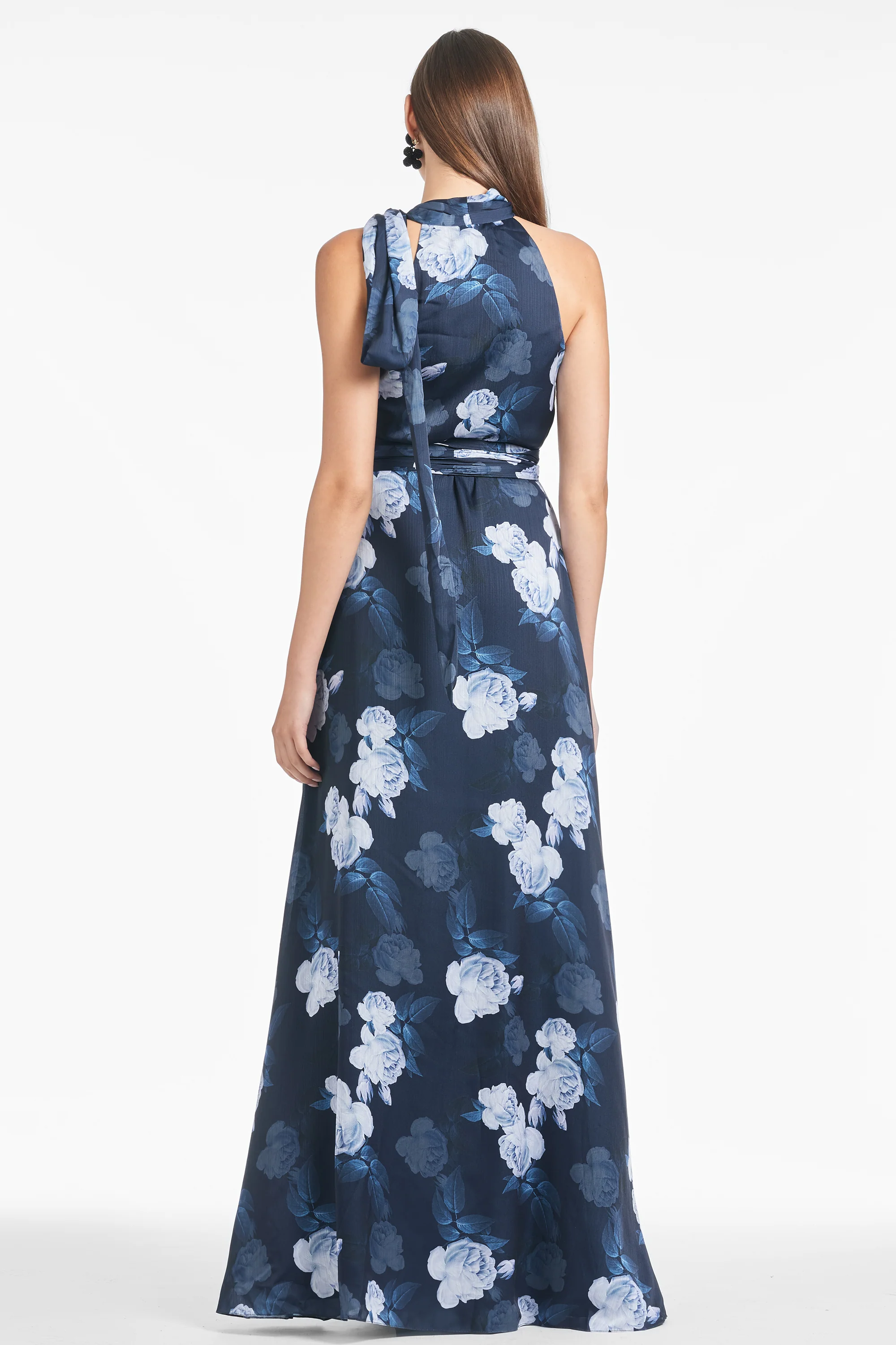 KAYLA GOWN - MIDNIGHT GLACIAL ROSE - FINAL SALE - Image 3
