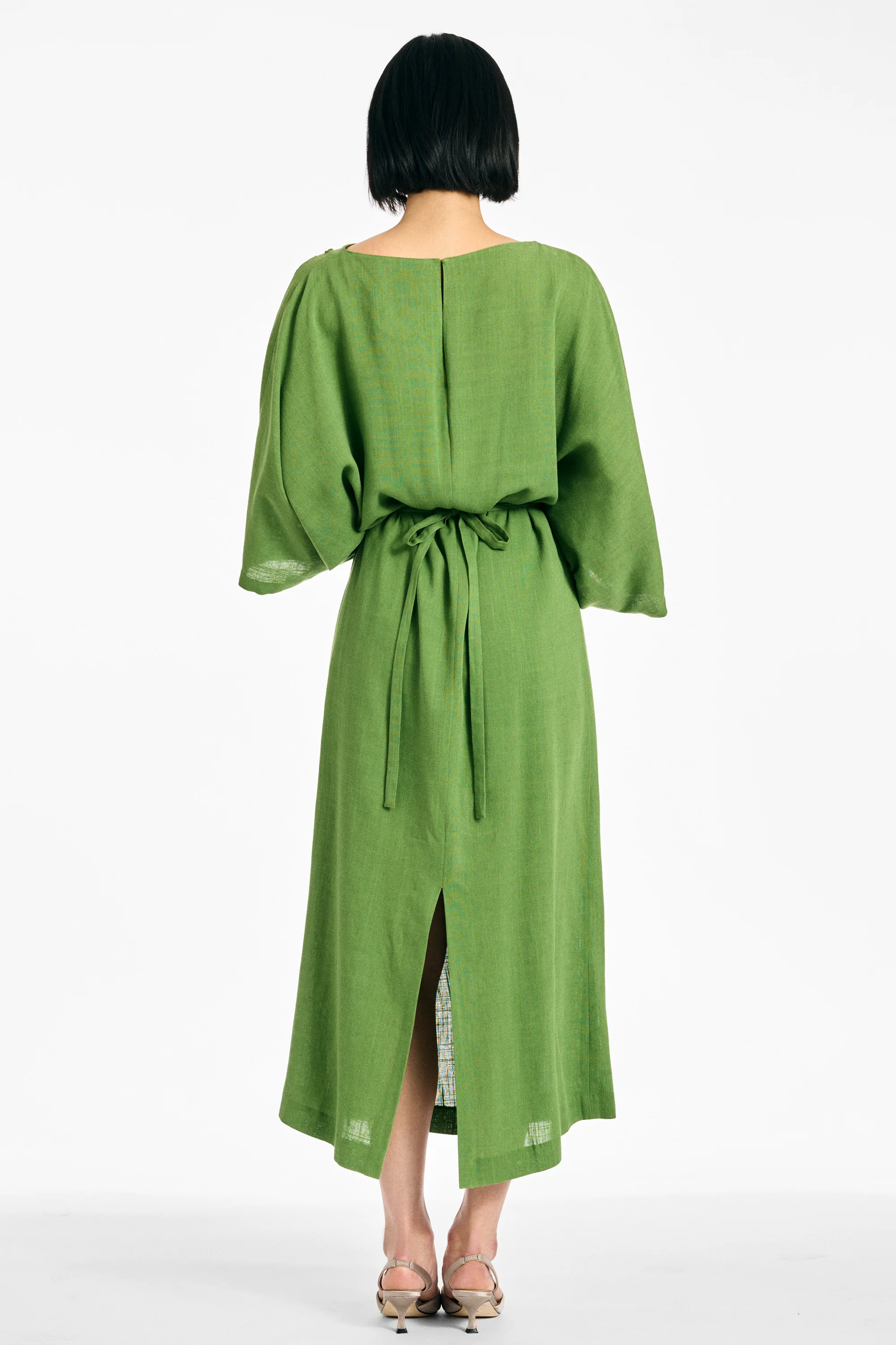 KIERA DRESS - FERN GREEN - Image 6