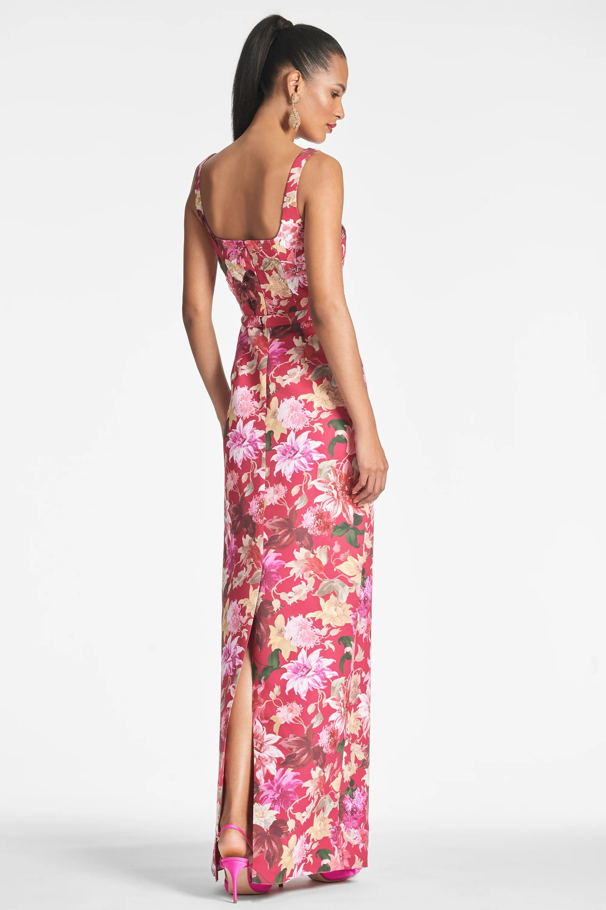 LANA GOWN - DEEP PINK DAHLIA - FINAL SALE - Image 4