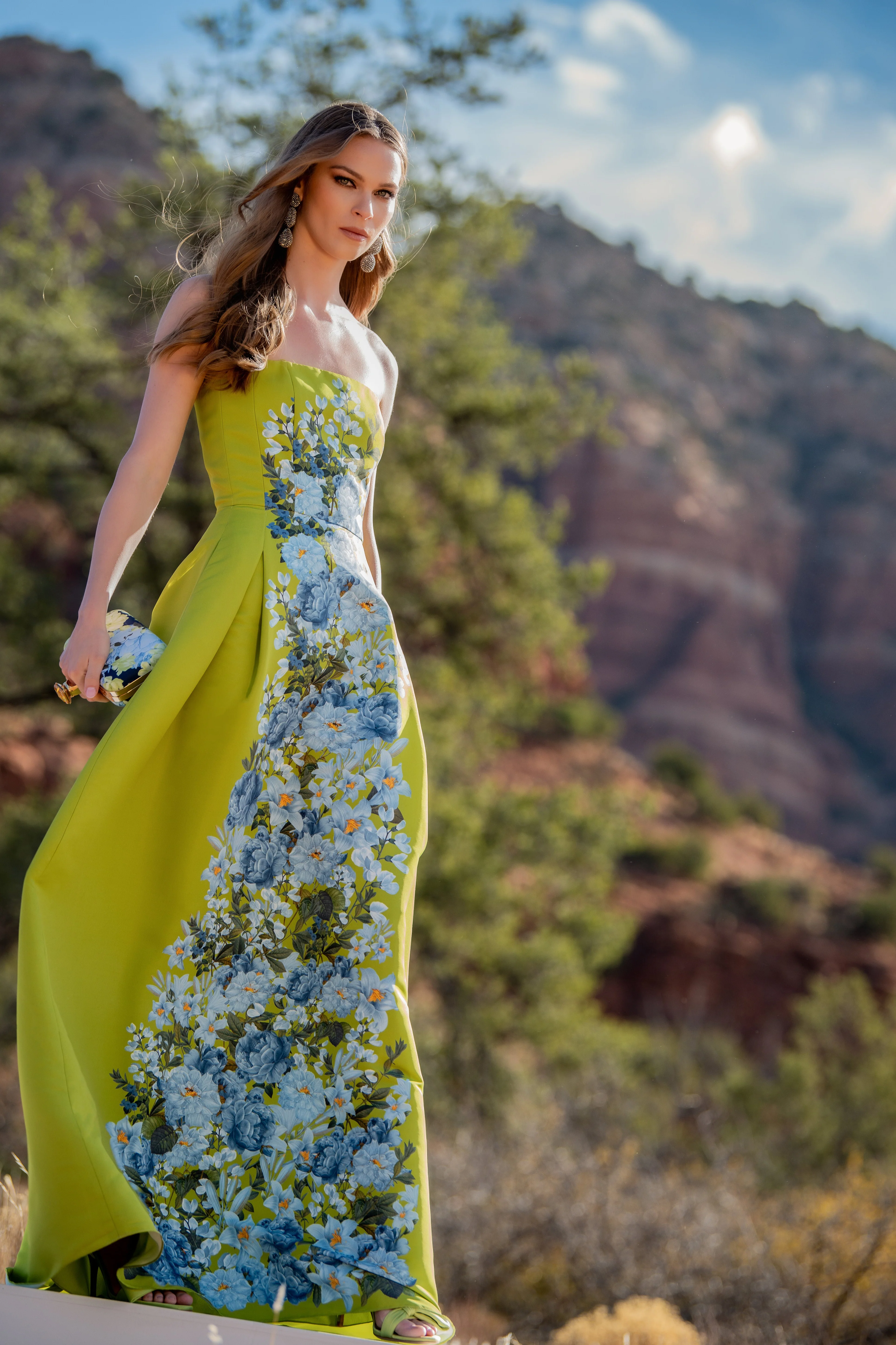 LARISA GOWN - PERIDOT CASCADE - Image 2