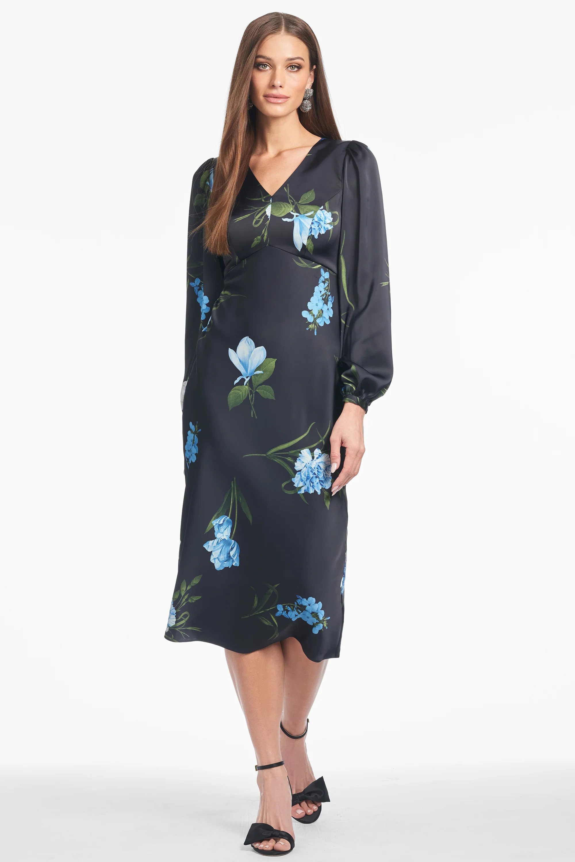 LOLA DRESS - NIGHT SKY BLUE OCULATA - FINAL SALE