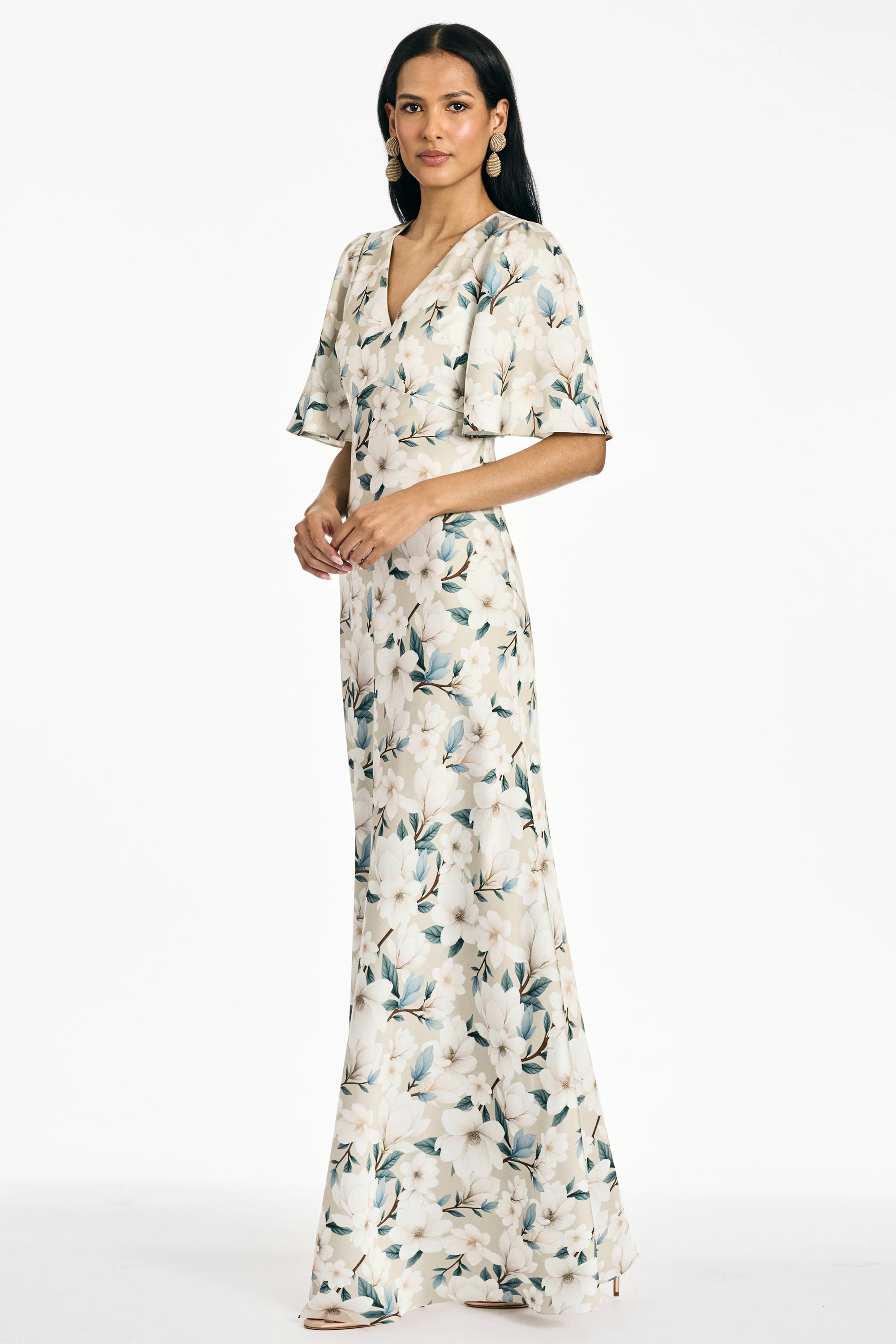 MAE GOWN - CHAMPAGNE MAGNOLIA - Image 6
