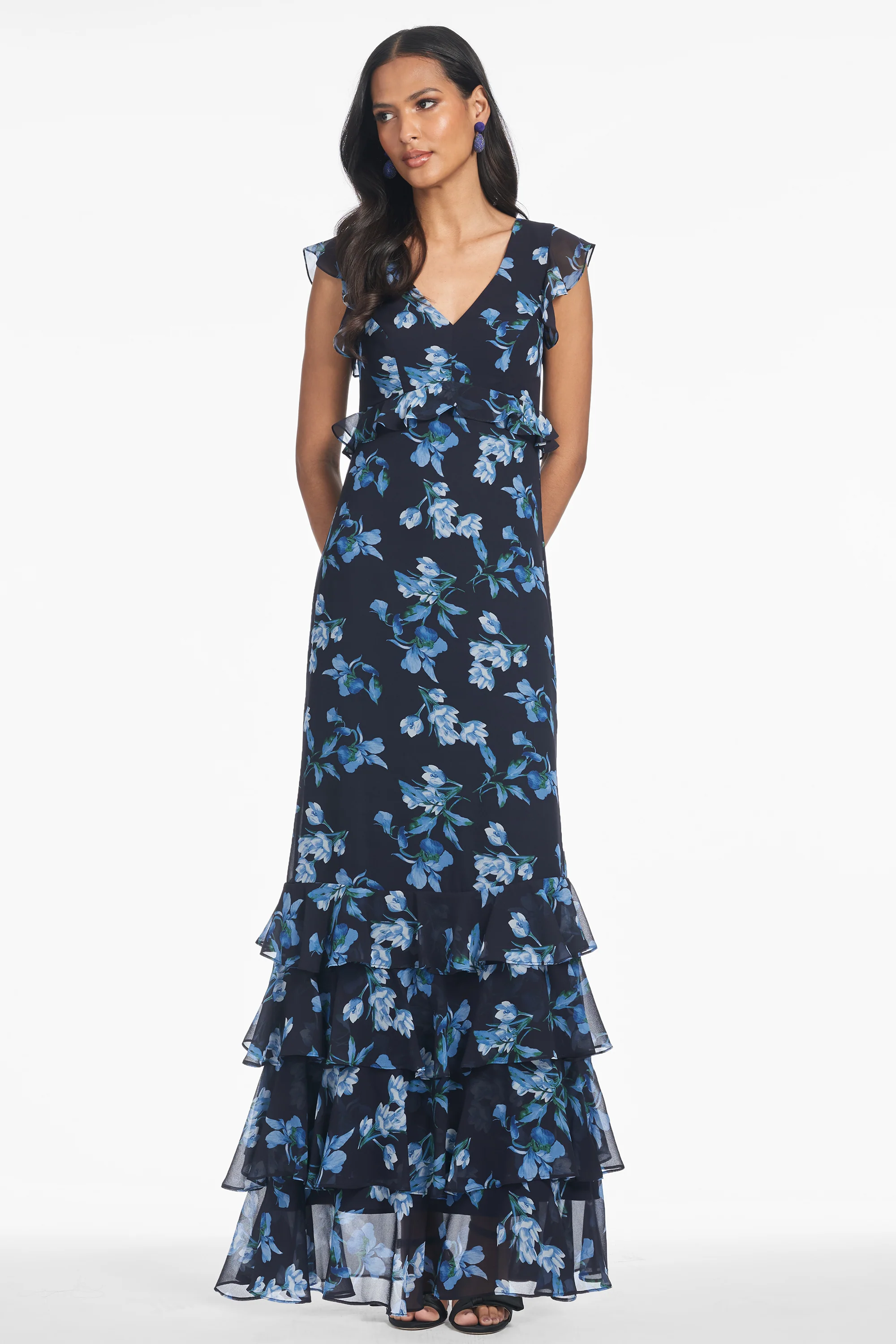 MAGDELAINE GOWN - POSEIDON VENETIAN PETAL - FINAL SALE