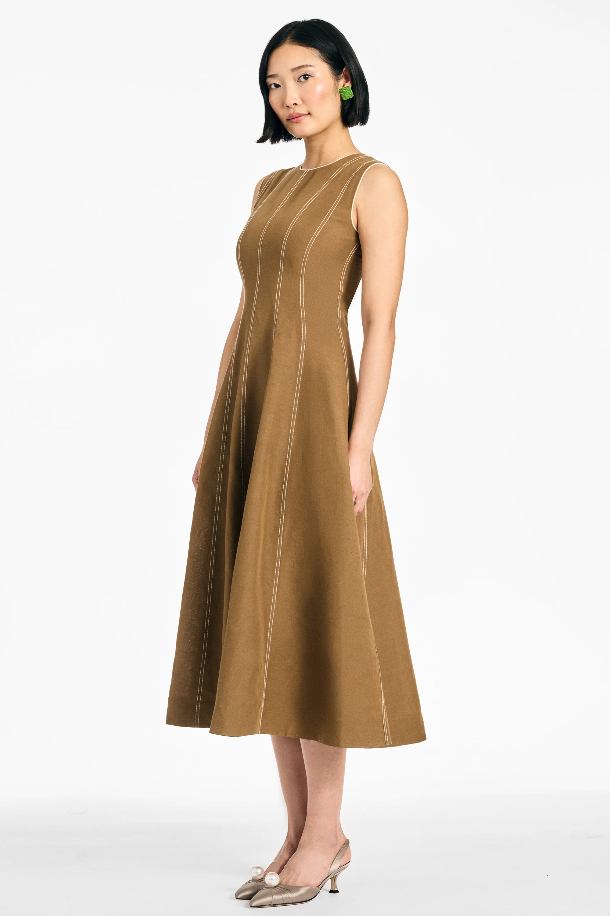MARIPOSA DRESS - TOFFEE - Image 5