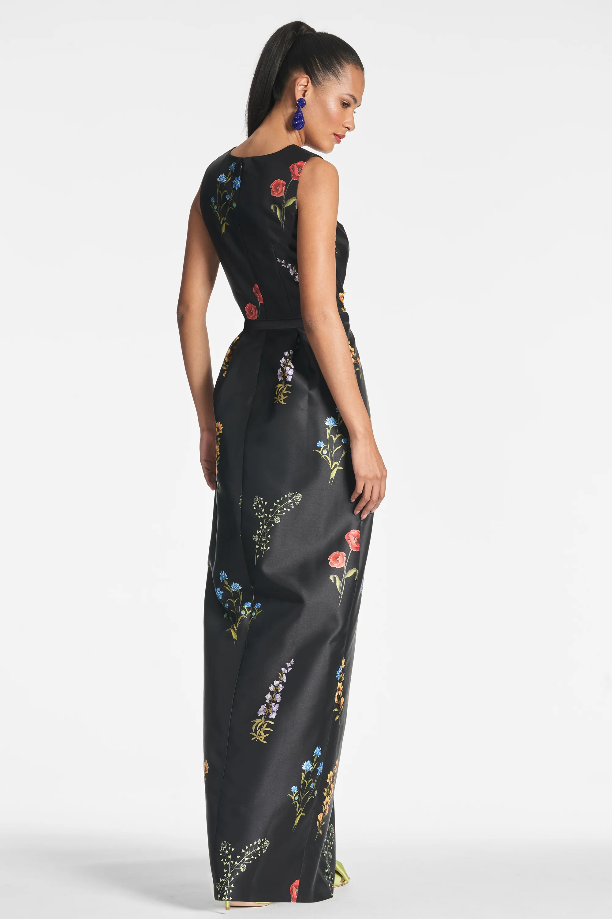 MARSDEN GOWN - NOIR BOUQUET - Image 3