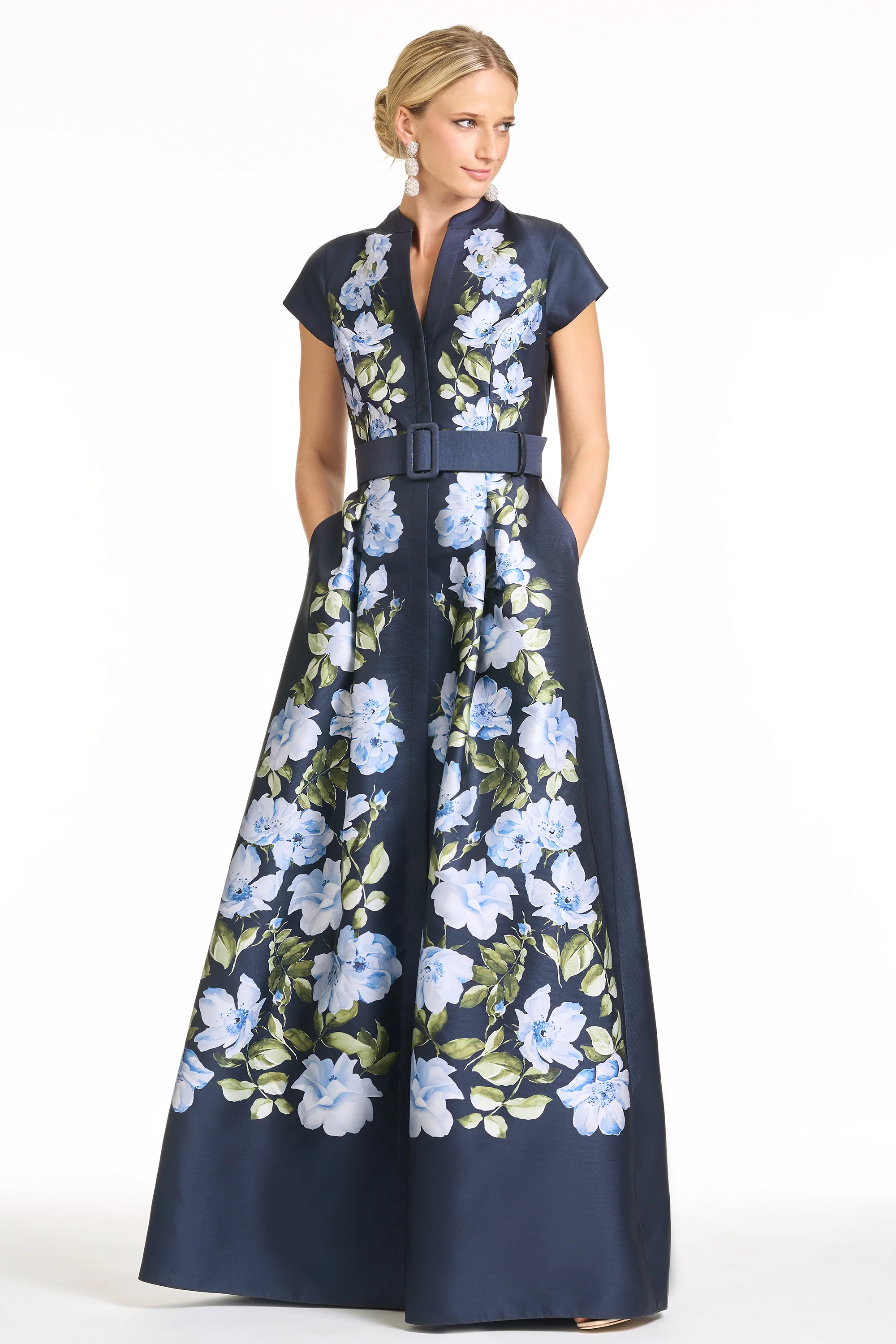 MARTA GOWN - FLORAL FRESCO