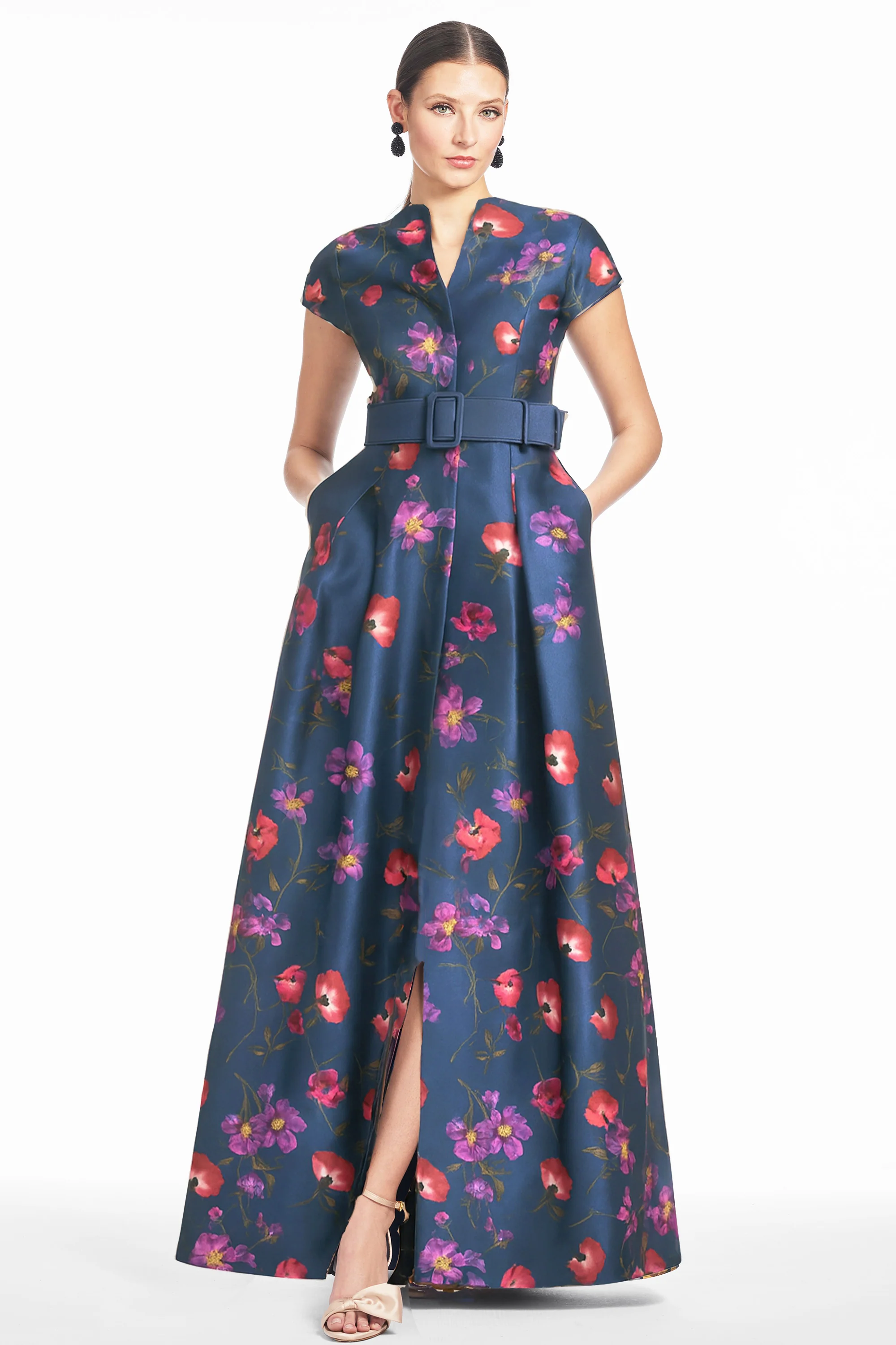 MARTA GOWN - MIDNIGHT JARDIN