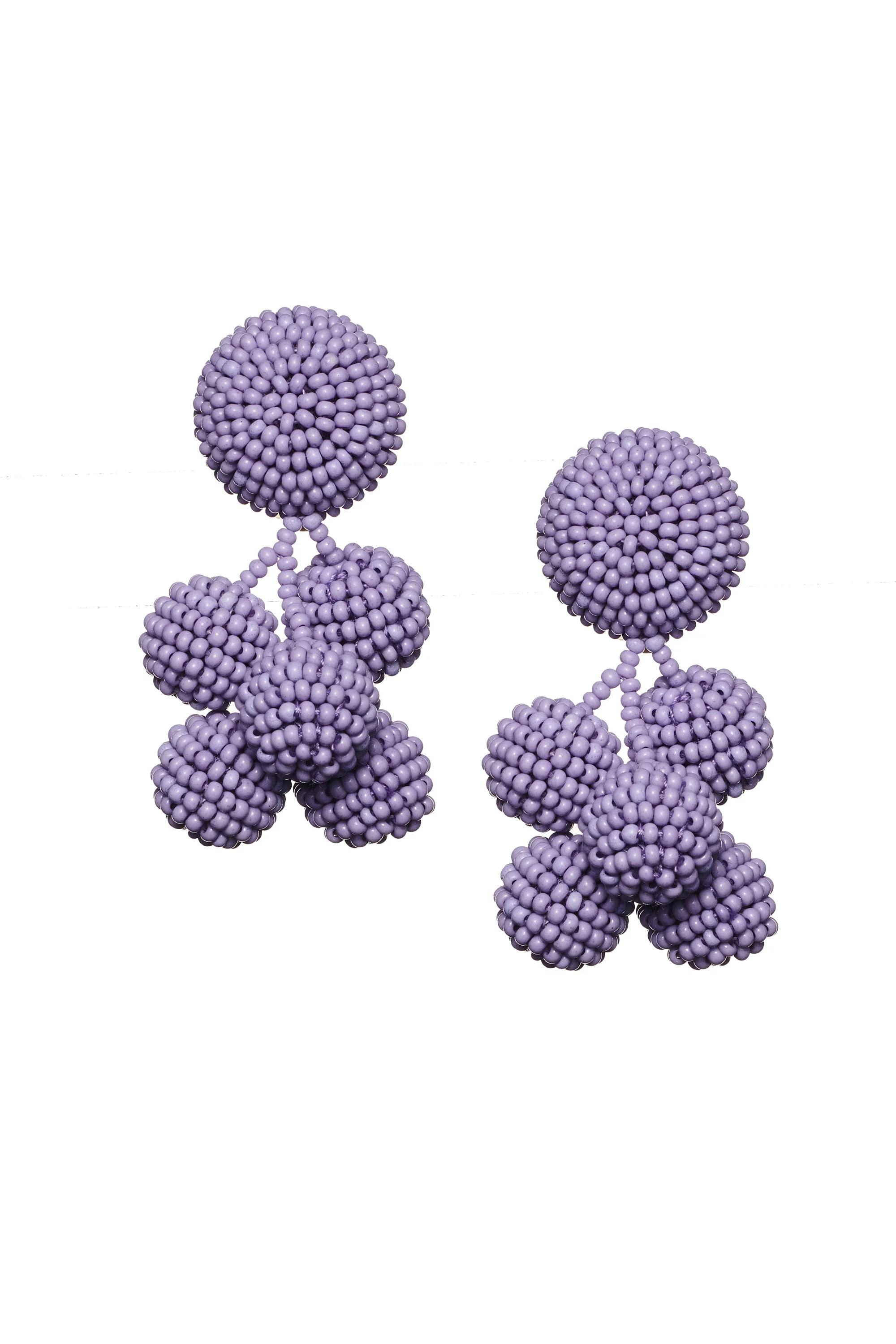 MINI COCONUTS EARRINGS - LILAC - Image 2
