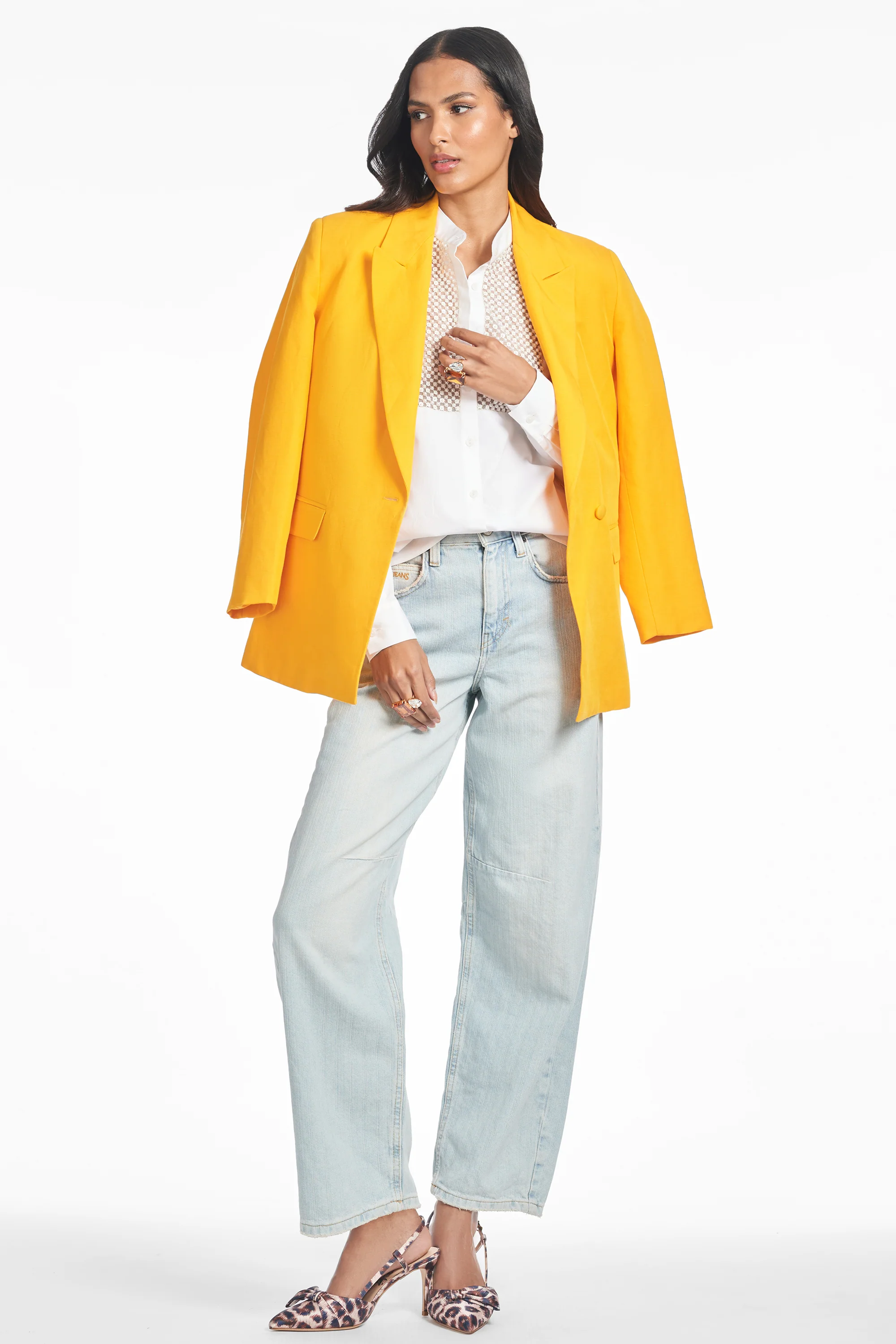 NIKITA BLAZER - MARIGOLD - FINAL SALE