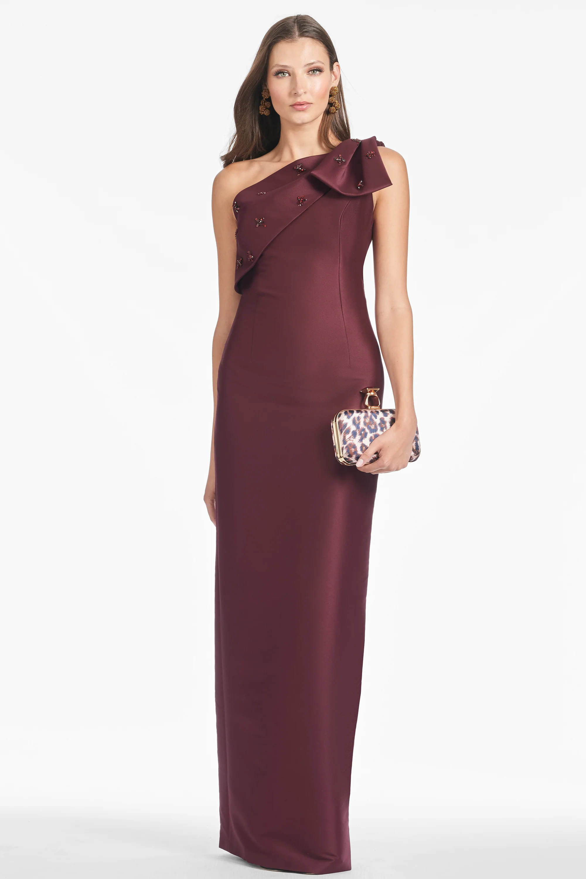 OLIVIA GOWN - MALBEC - FINAL SALE