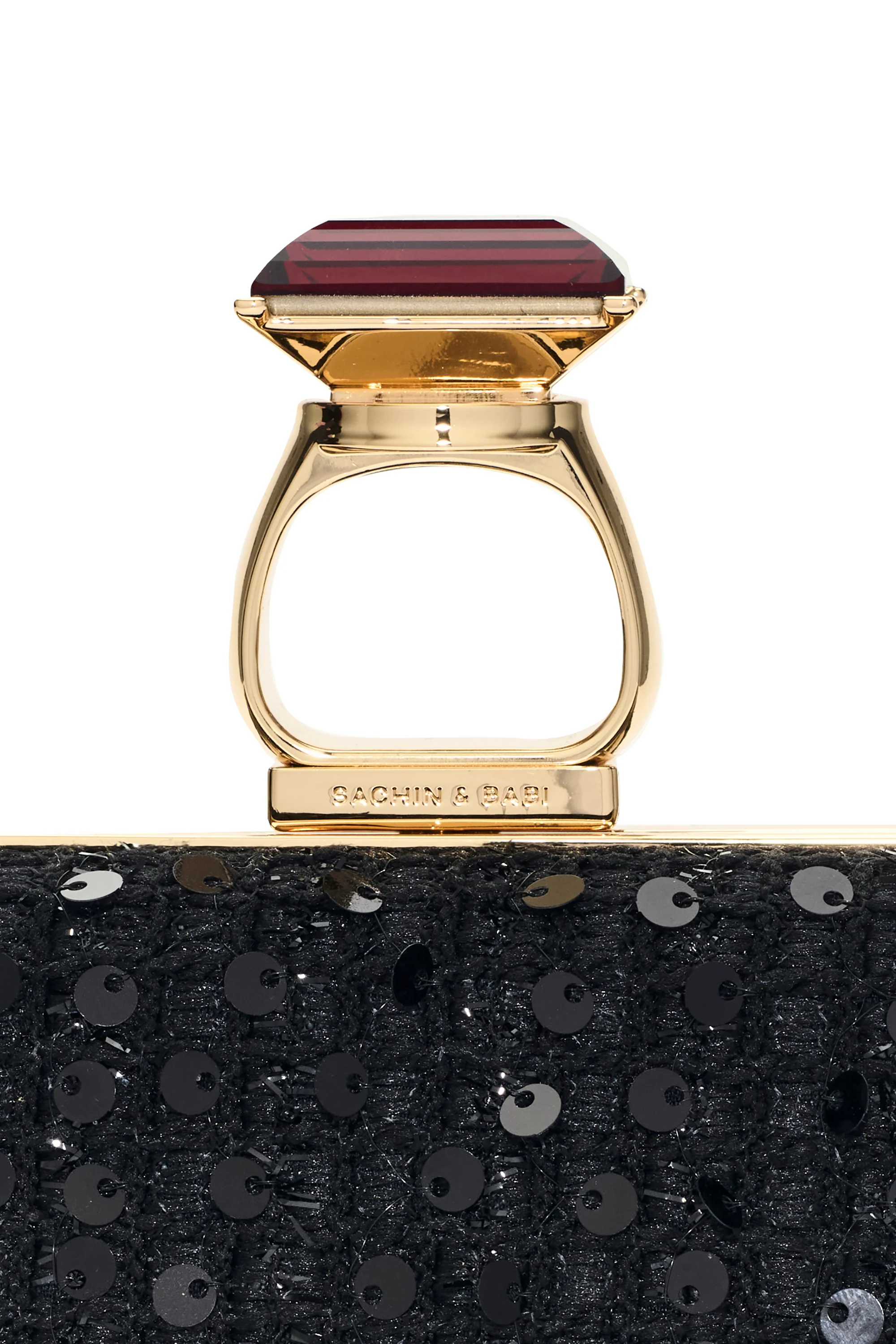 ON THE ROCKS CLUTCH - BLACK - Image 6