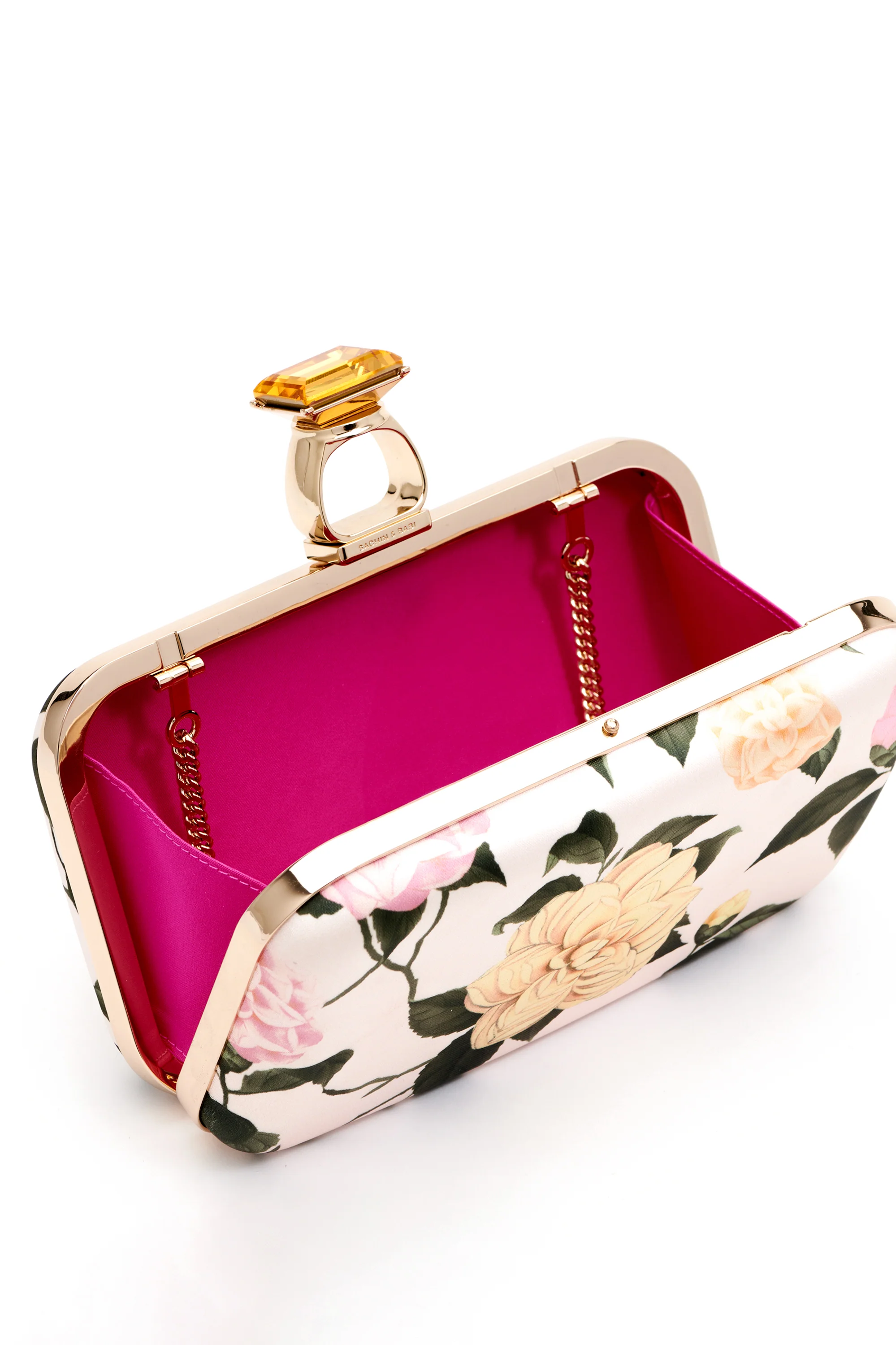ON THE ROCKS CLUTCH - PINK LEMONADE BOUQUET - Image 4