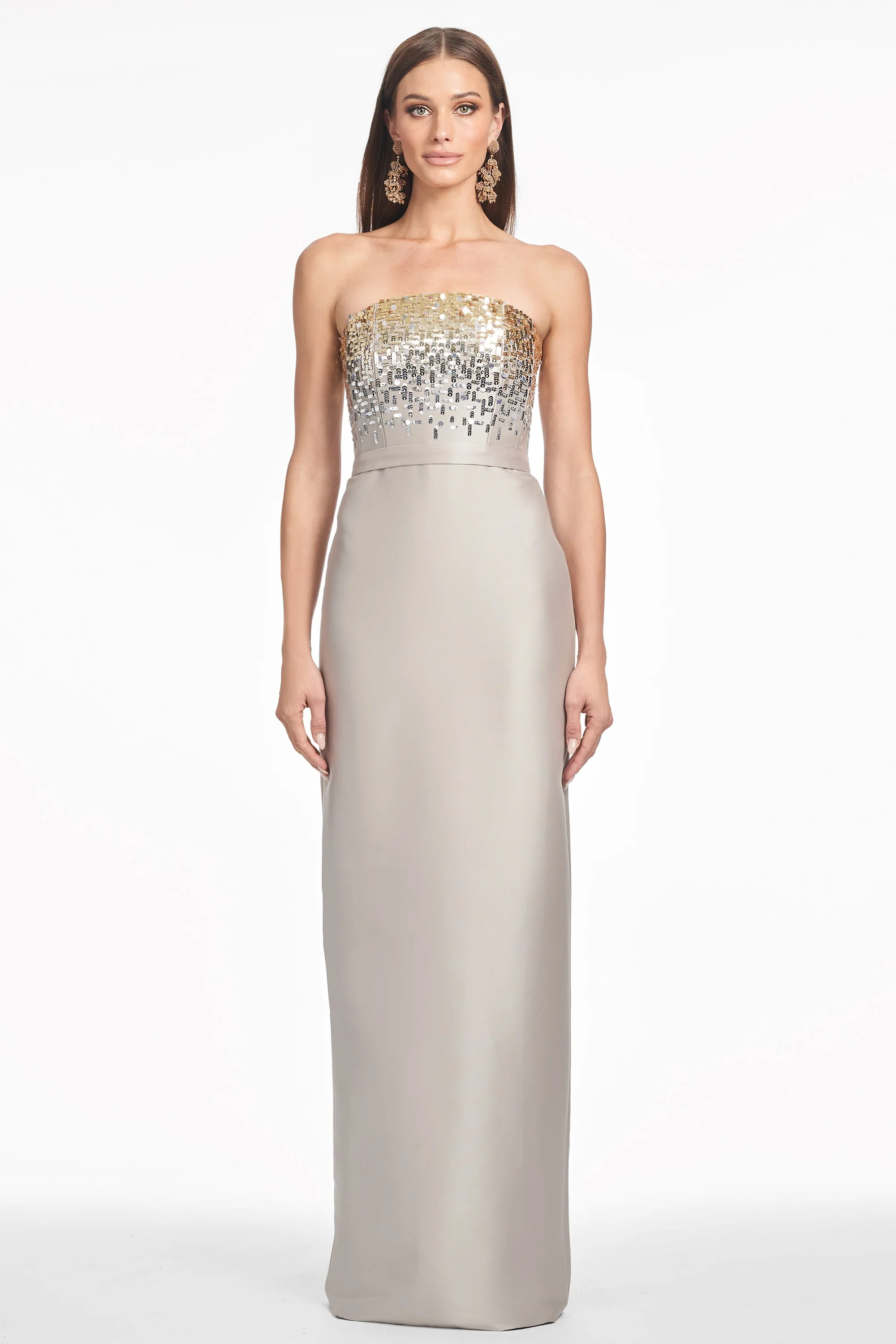 PHAEDRA GOWN - PEWTER - FINAL SALE