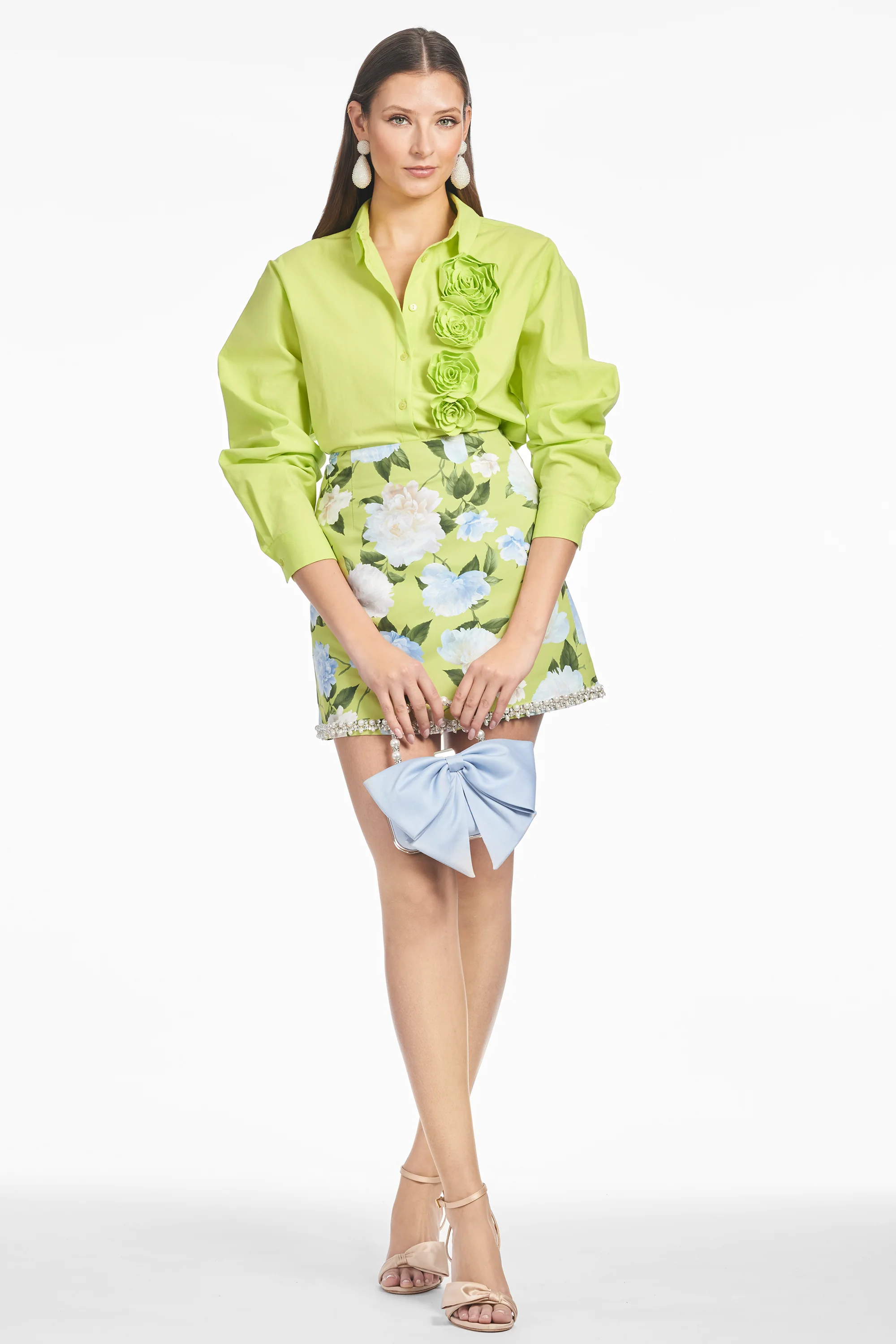 PIPER SKIRT - CITRINE PEONIES - FINAL SALE - Image 4