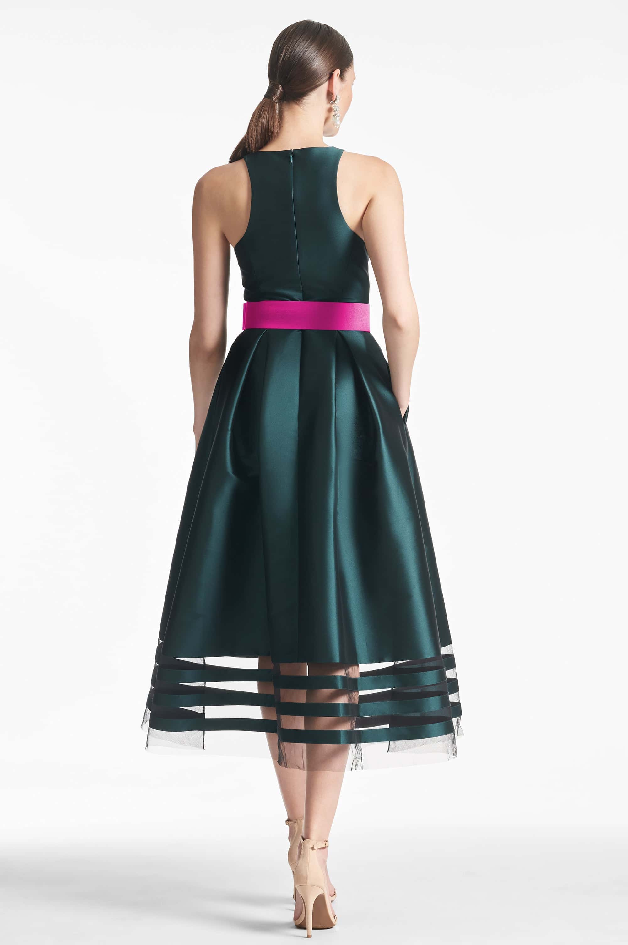 RANI DRESS - FOREST GREEN - FINAL SALE - Image 5