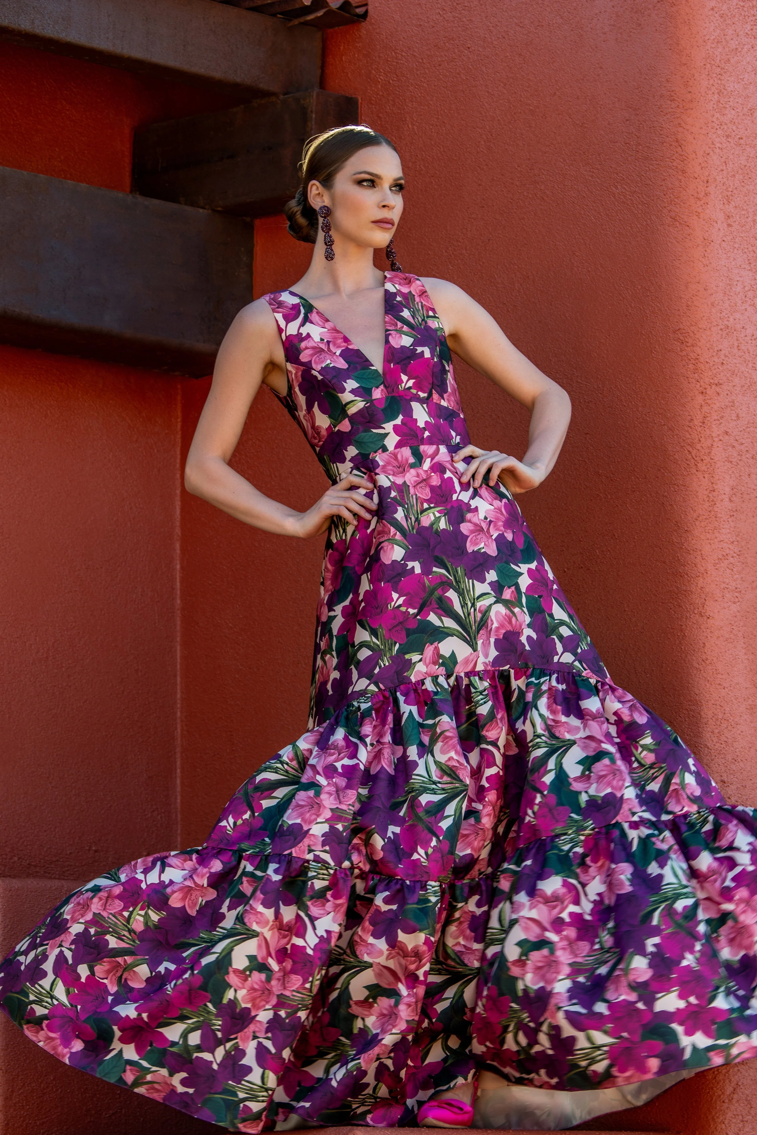 RORI GOWN - CASA BLANCA LILLIES - FINAL SALE - Image 3