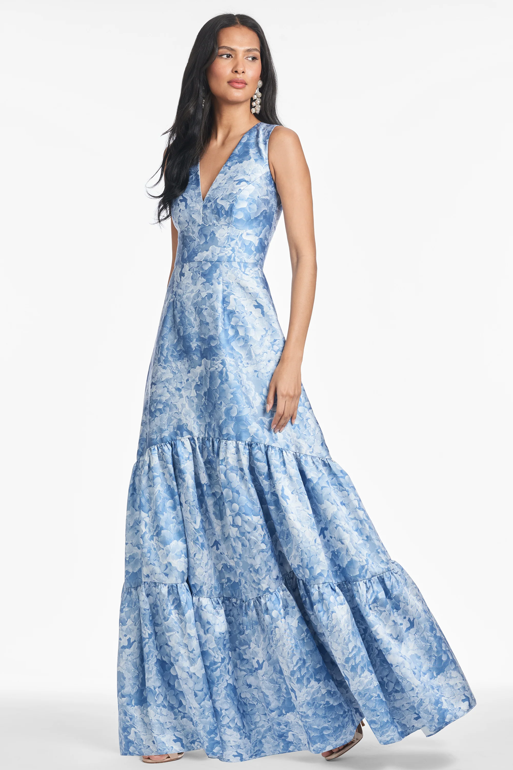 RORI GOWN - HYDRANGEA BLOOMS - FINAL SALE