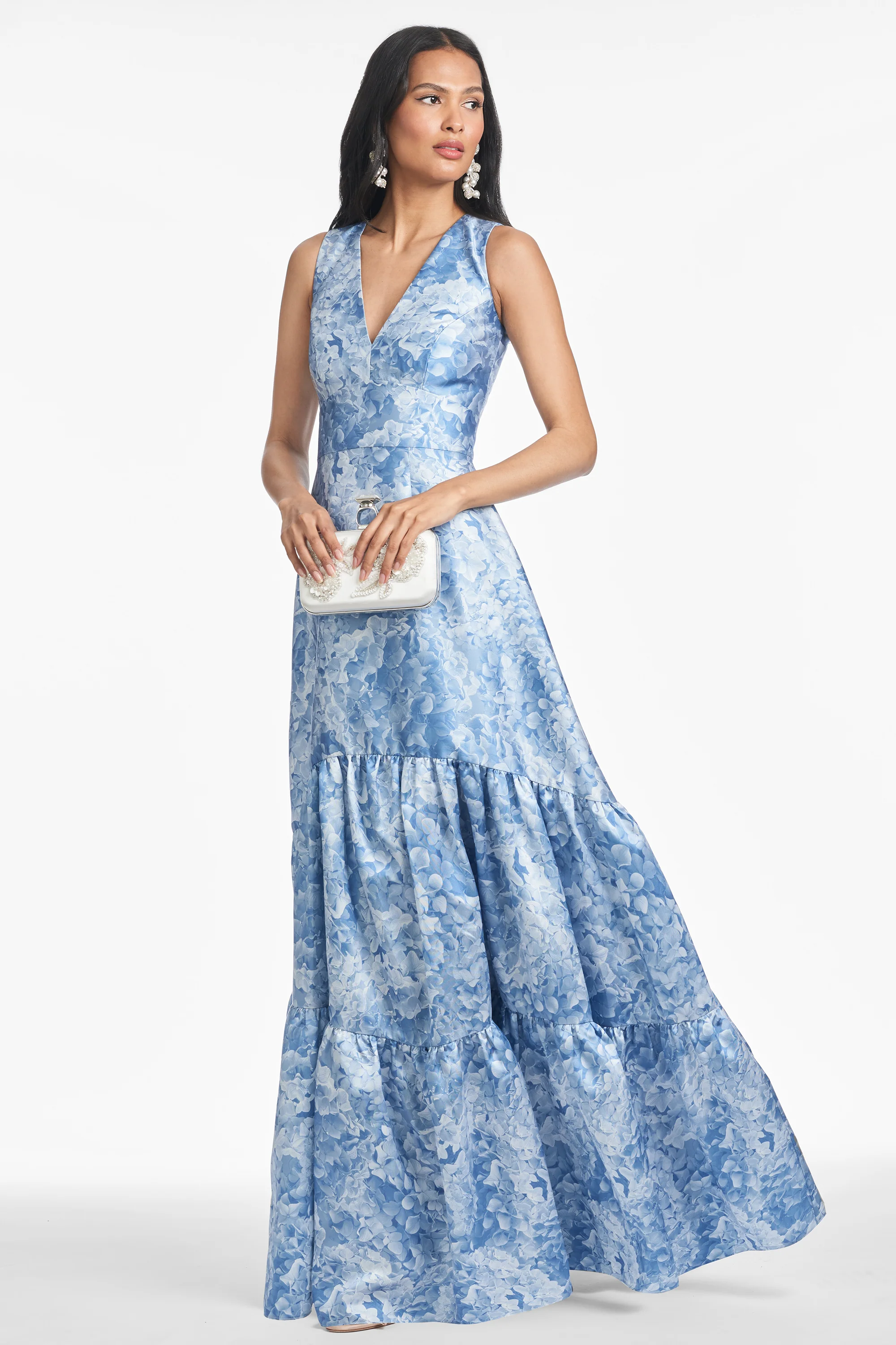 RORI GOWN - HYDRANGEA BLOOMS - FINAL SALE - Image 3
