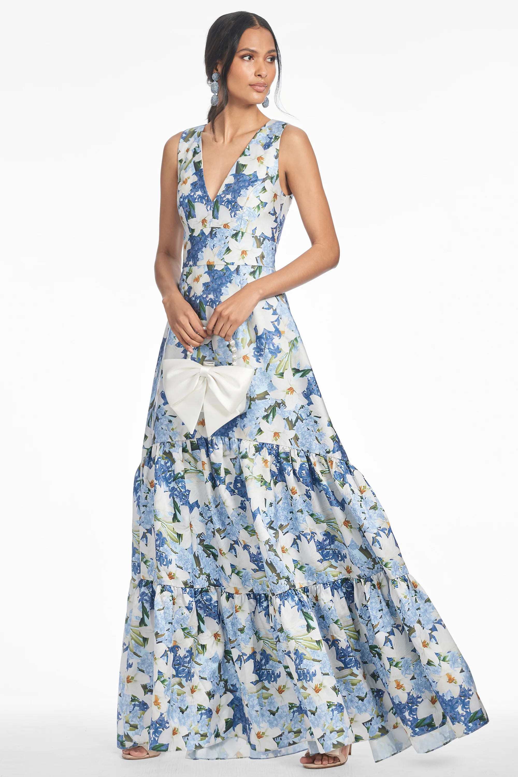 RORI GOWN - SKY BLUE STAR LILLIES - FINAL SALE - Image 2