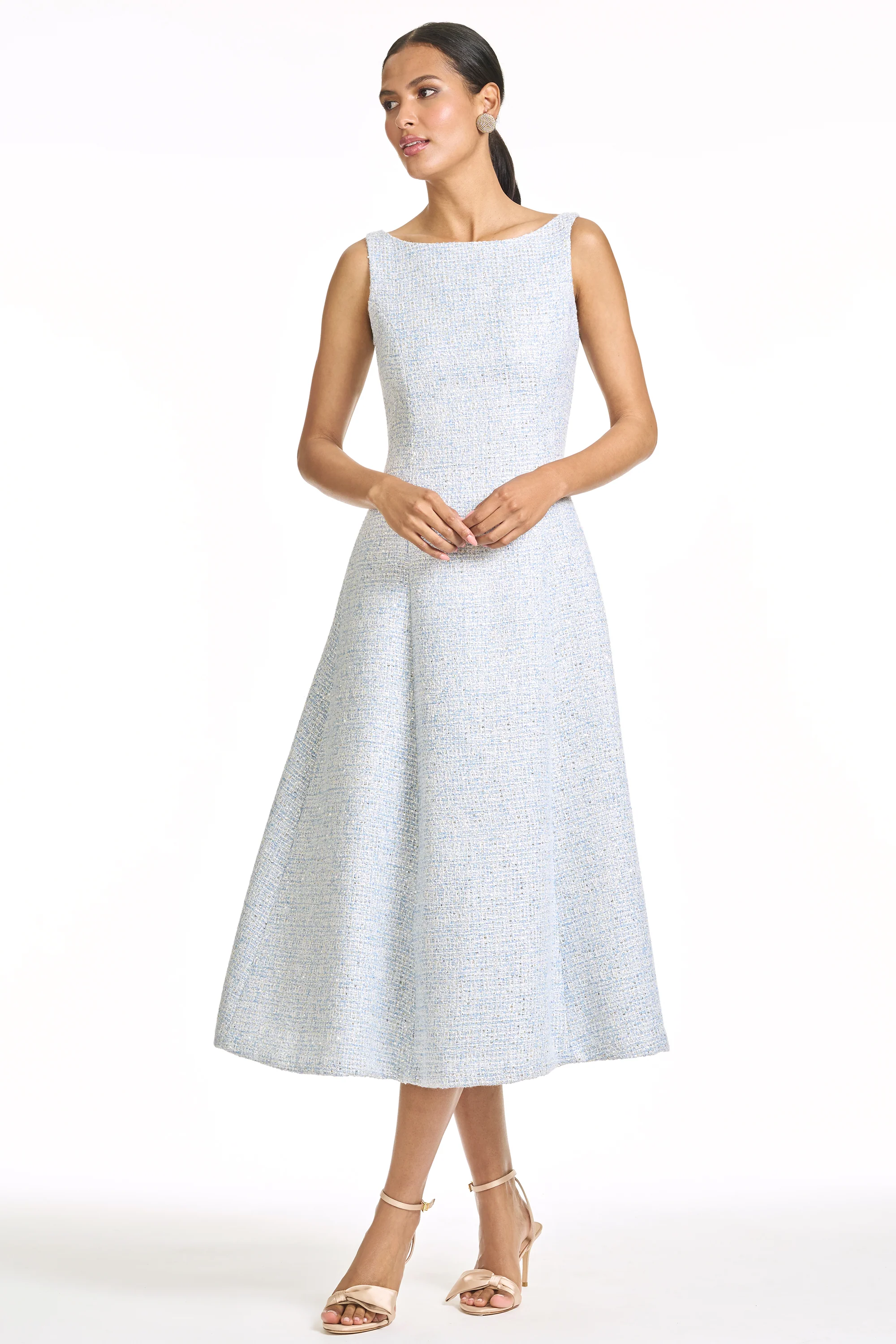 SABRINA DRESS - ICE BLUE - Image 4