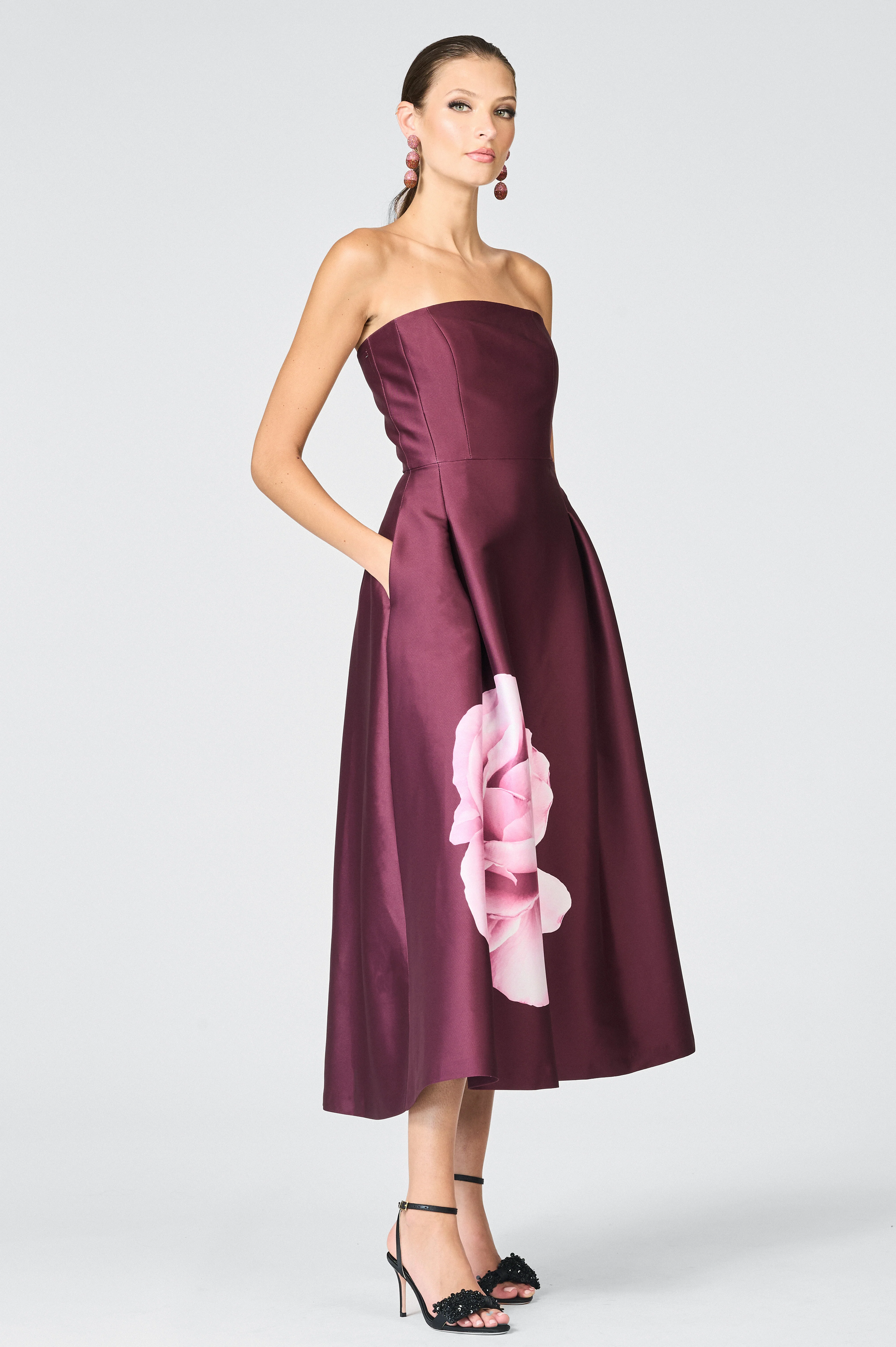 SHAY DRESS - BORDEAUX ESPERANCE - Image 5