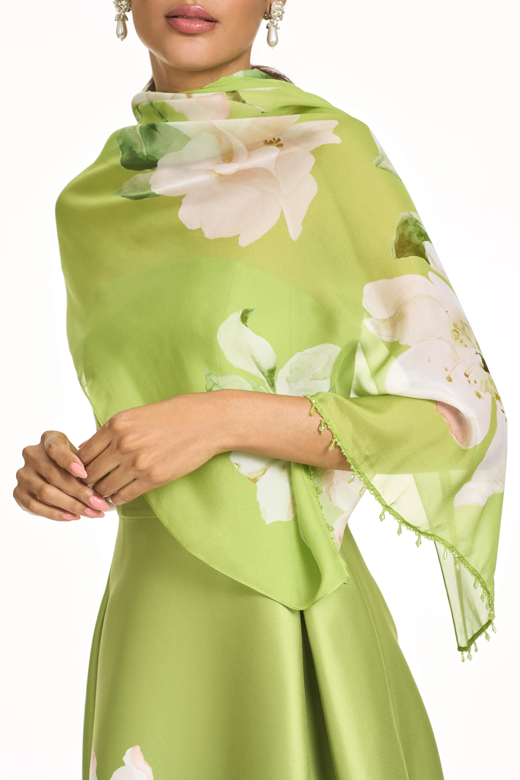 SHAY DRESS - PERIDOT CORSAGE - Image 5