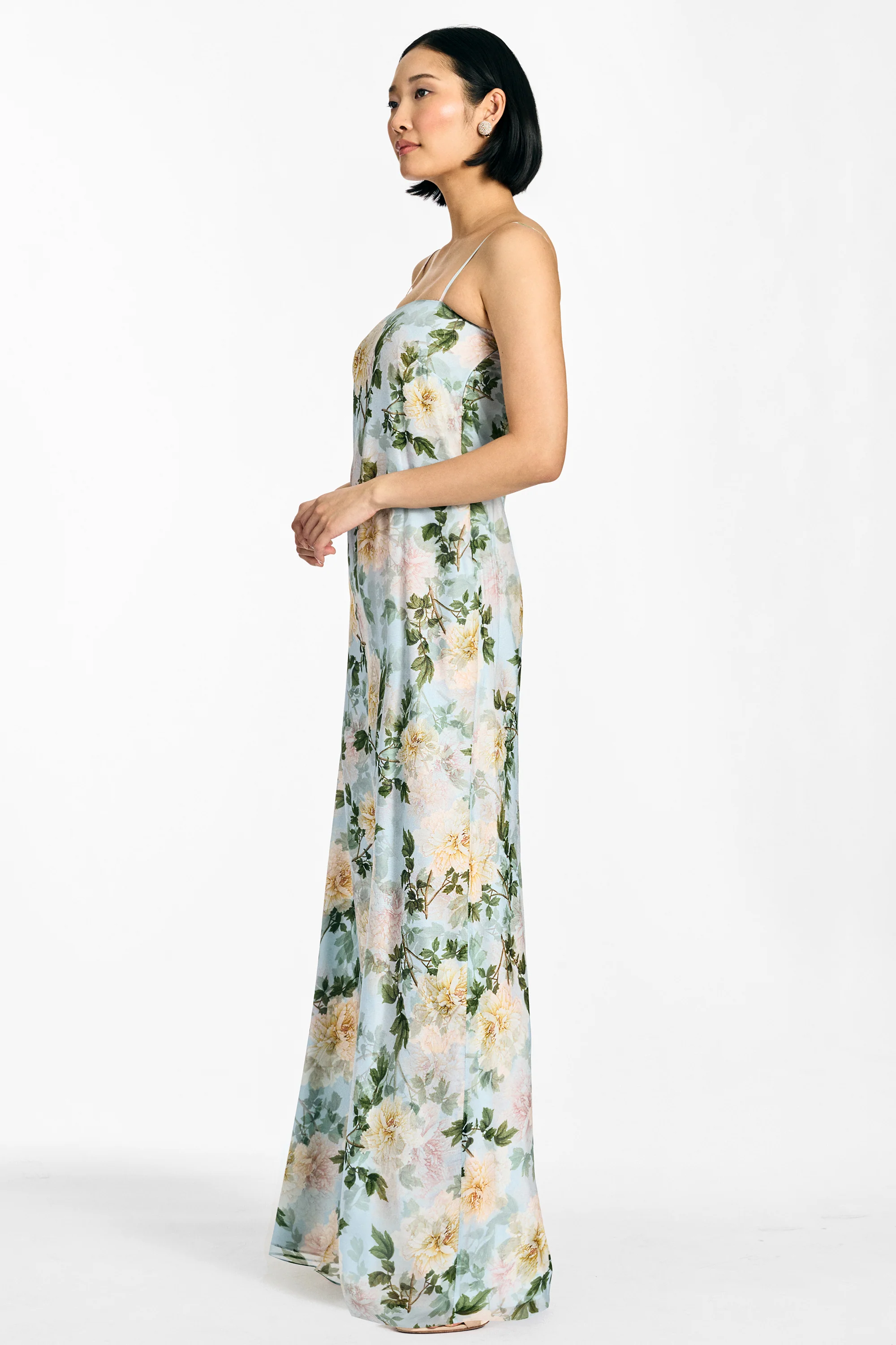 SHELBY GOWN - CLOUD BLUE PEONY - Image 4
