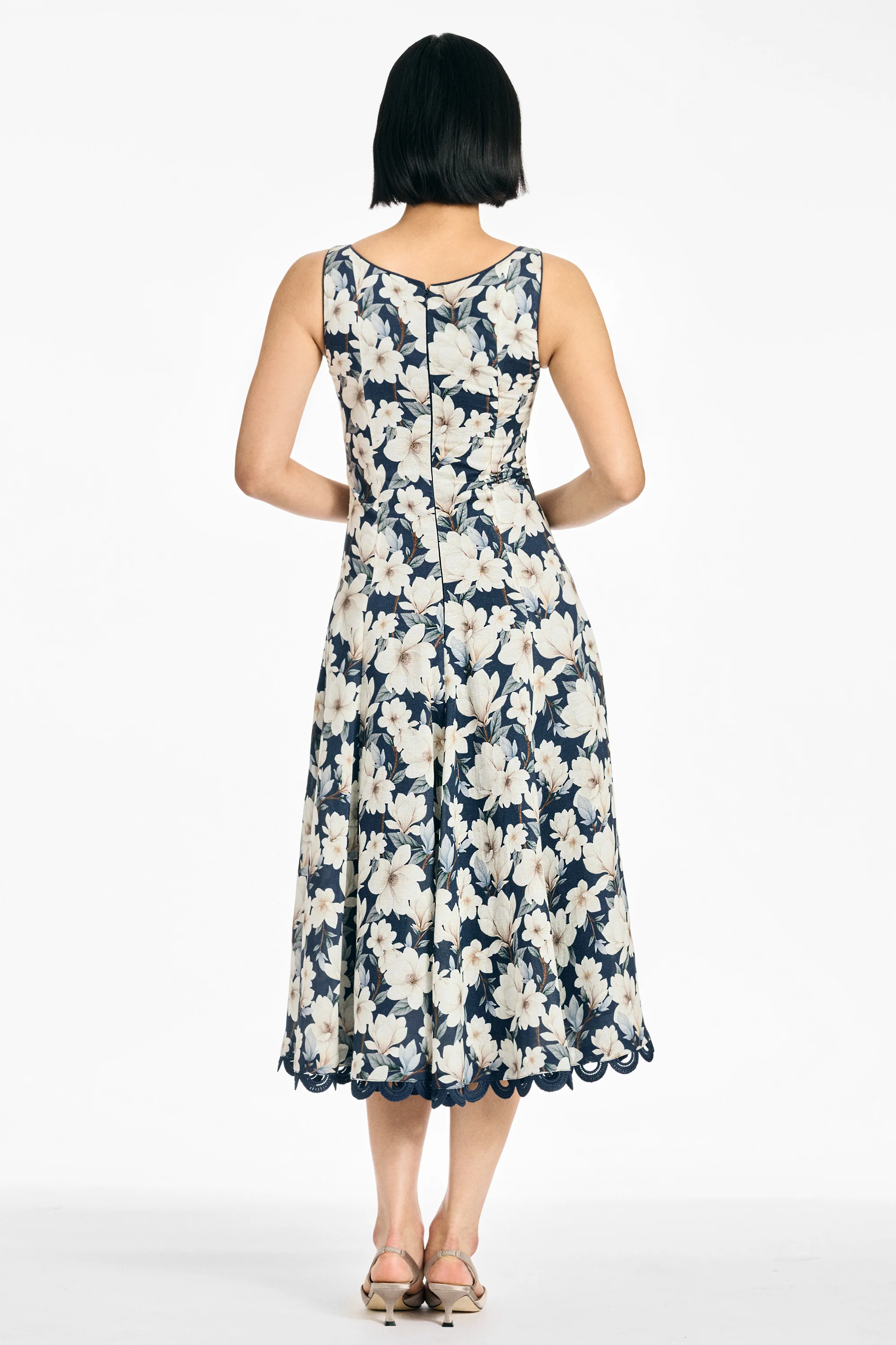 TERESA DRESS - MIDNIGHT MAGNOLIA - Image 7