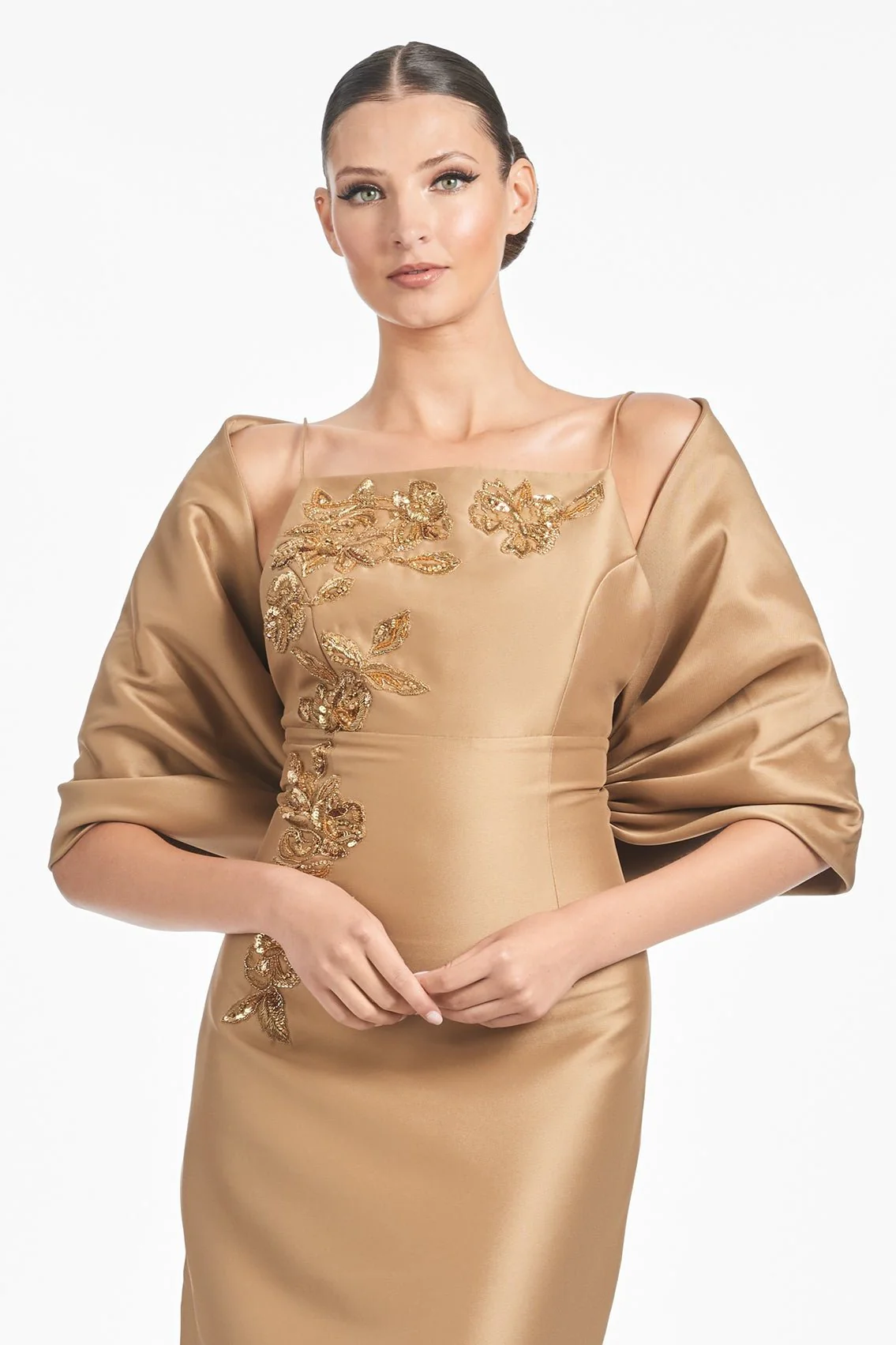 THE HUG SHAWL - CHESTNUT GOLD - FINAL SALE