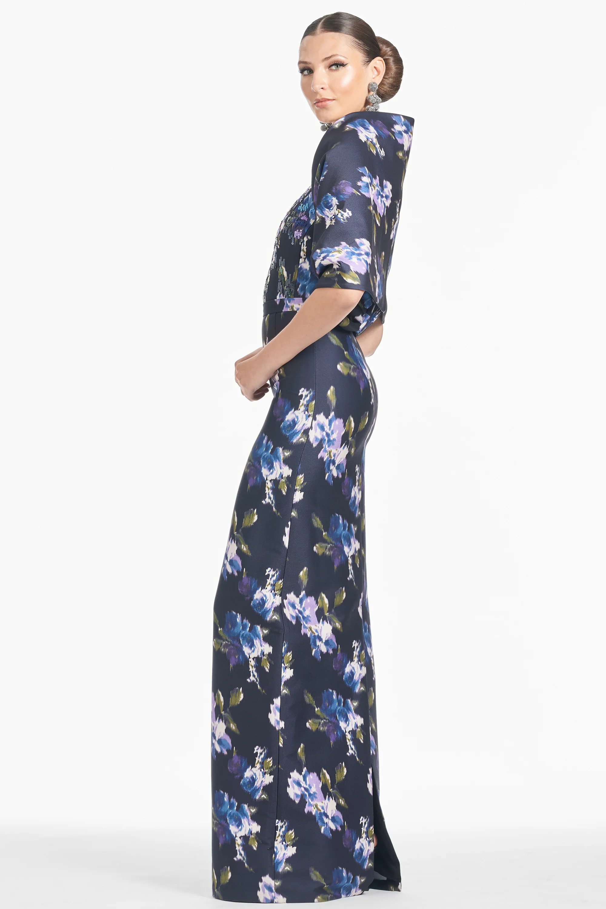 THE HUG SHAWL - MIDNIGHT CORSAGE - FINAL SALE - Image 3