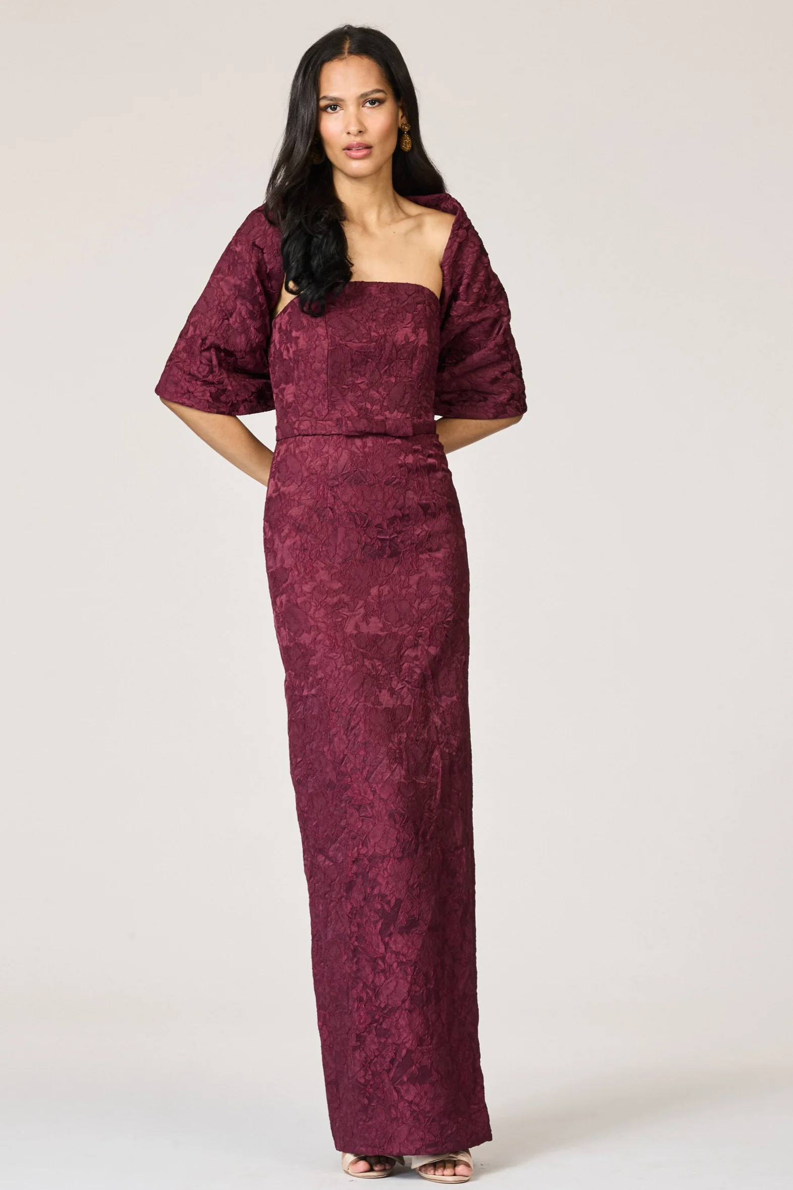 THE HUG SHAWL - NAPA JACQUARD CLOQUE - Image 2