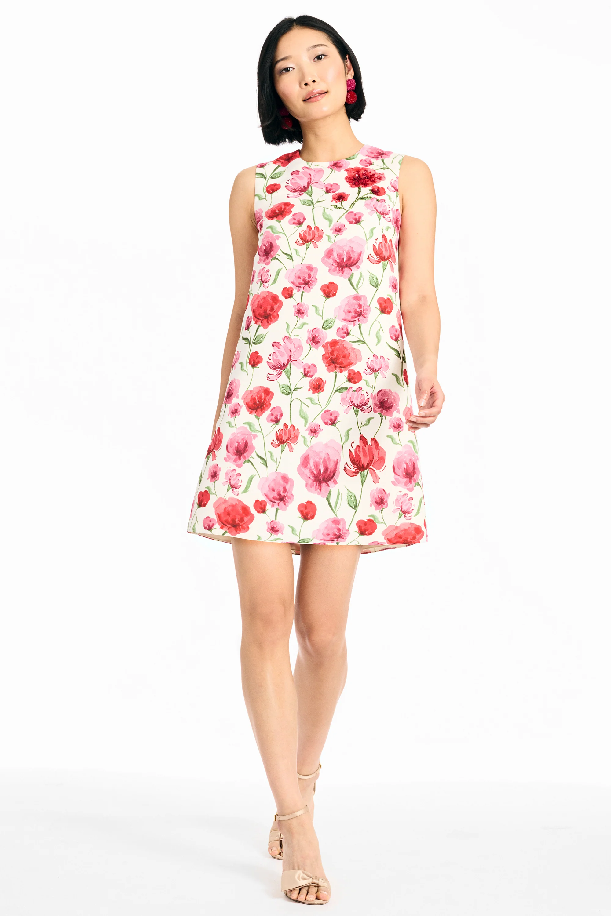 UMA DRESS - WATERCOLOR POPPIES - Image 3