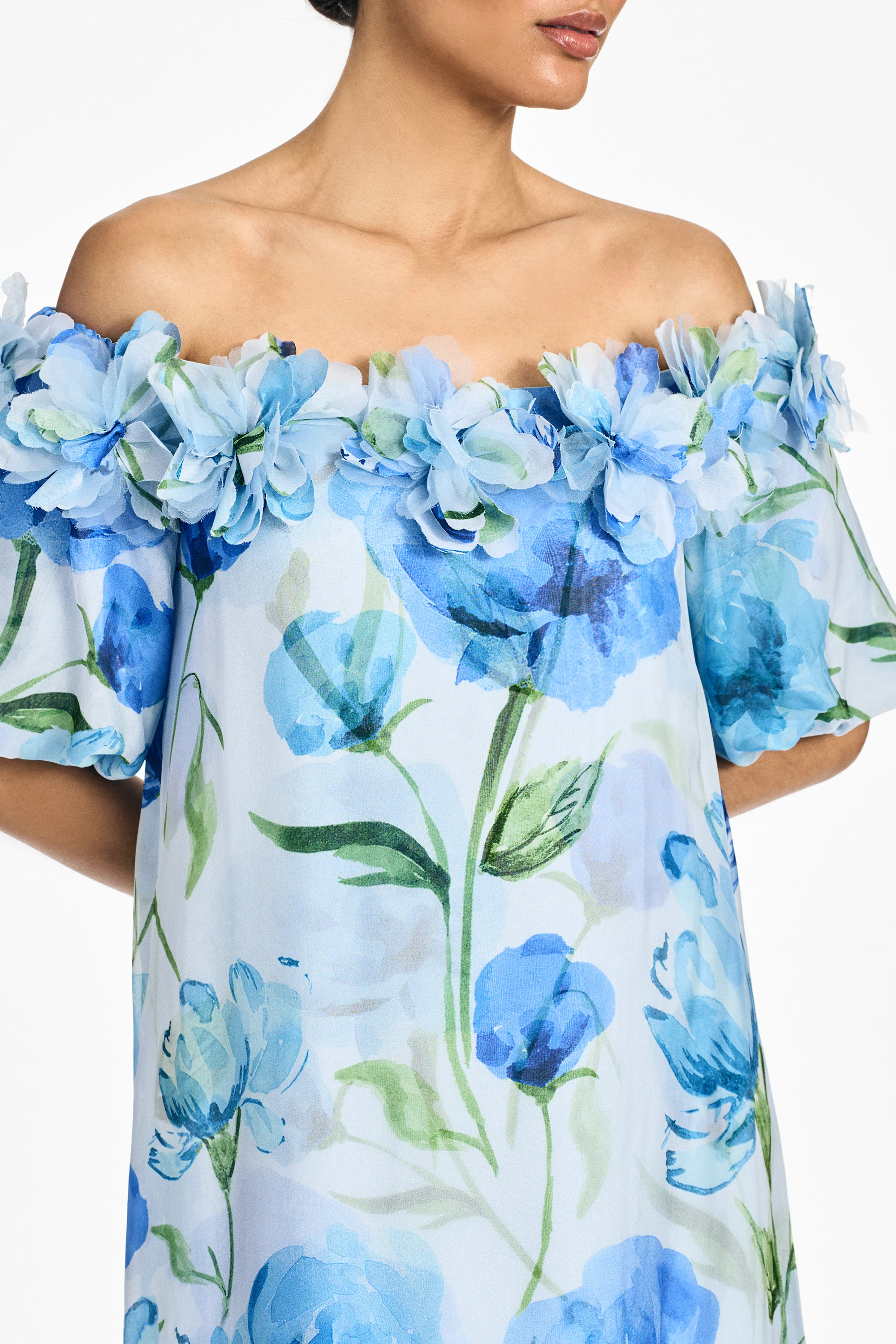 VALENTINA GOWN - GRANDE SAPPHIRE POPPIES - Image 3