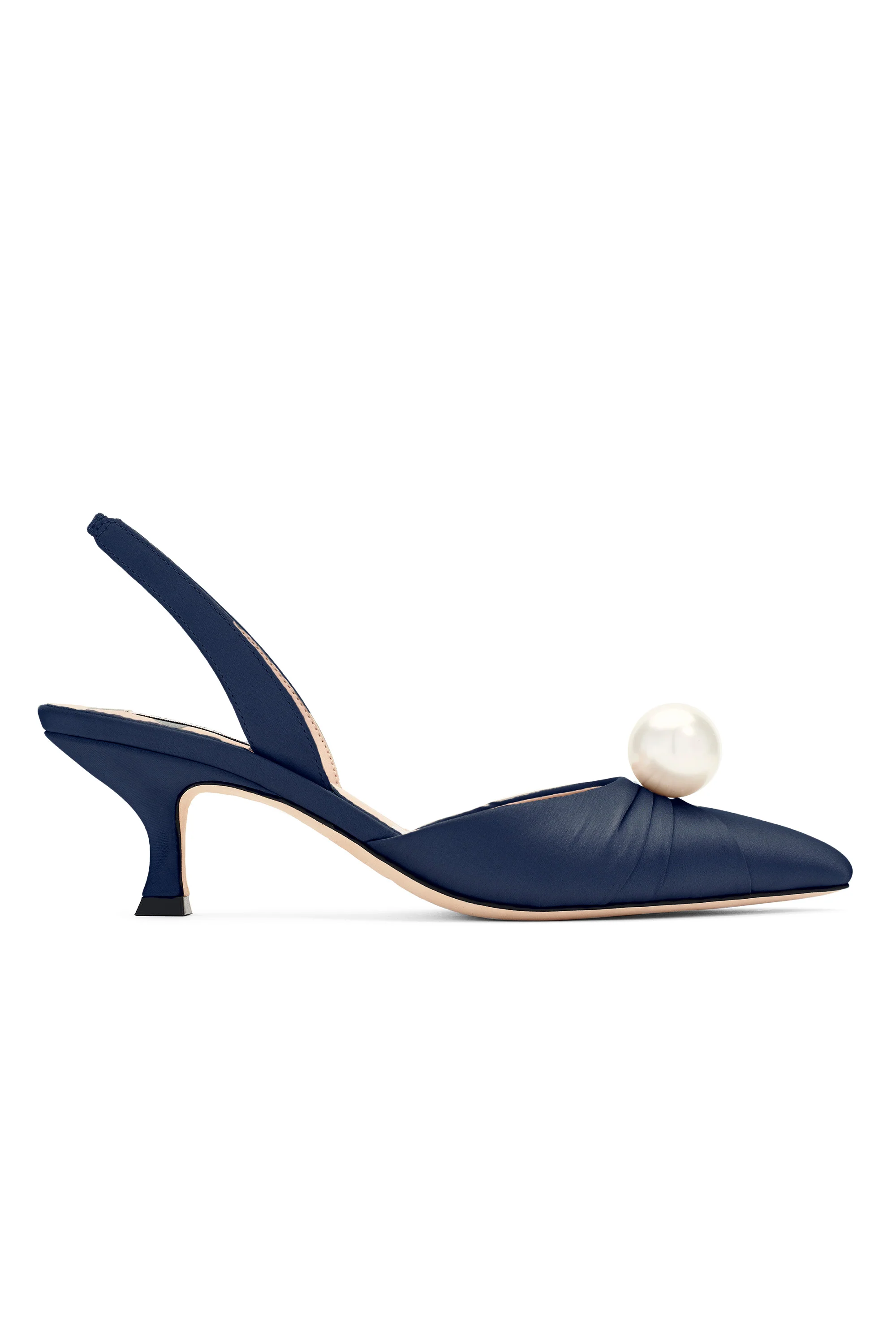VANDERBILT KITTEN HEEL - MIDNIGHT - Image 2