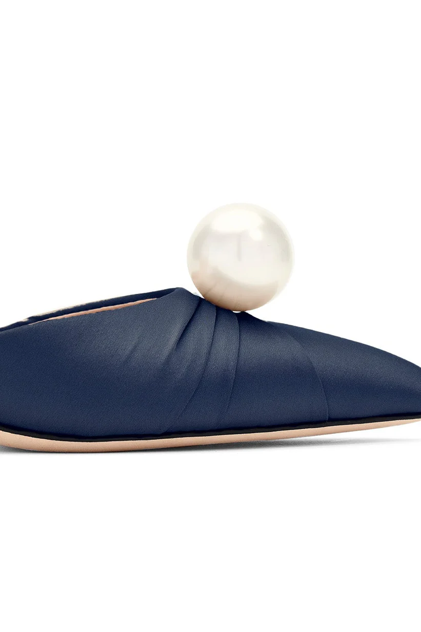 VANDERBILT KITTEN HEEL - MIDNIGHT - Image 4