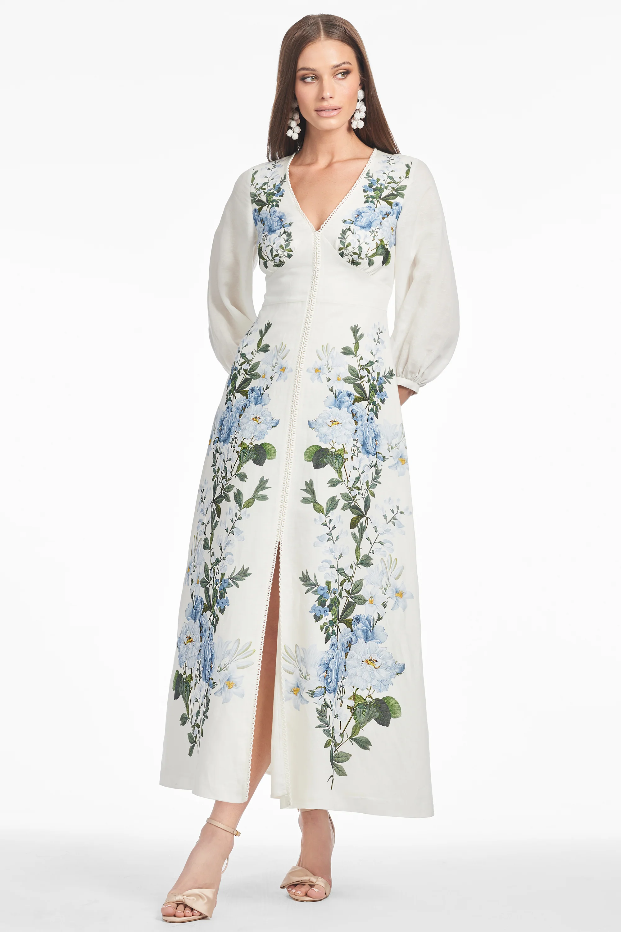 VARENNA DRESS - SKY PEARL RACEME - FINAL SALE - Image 3