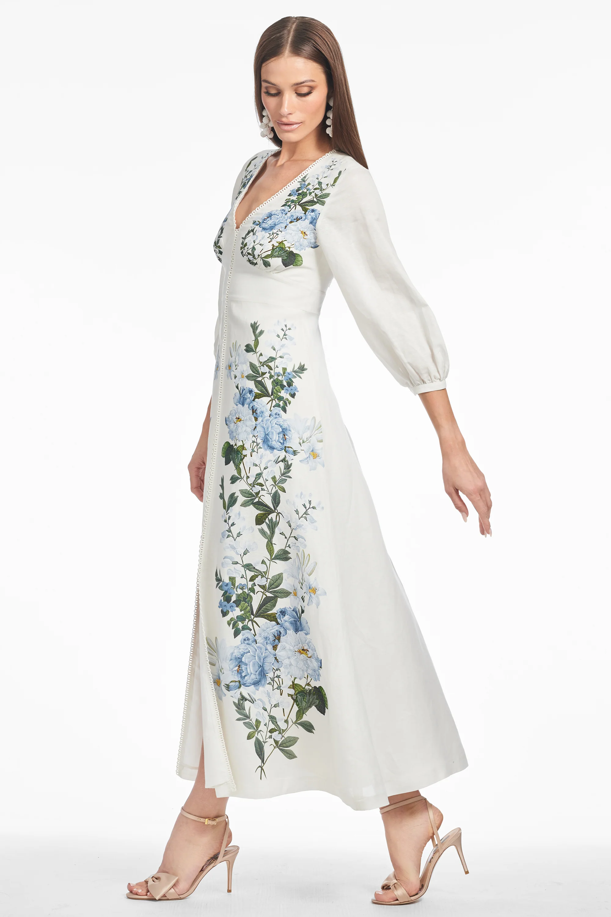VARENNA DRESS - SKY PEARL RACEME - FINAL SALE - Image 4