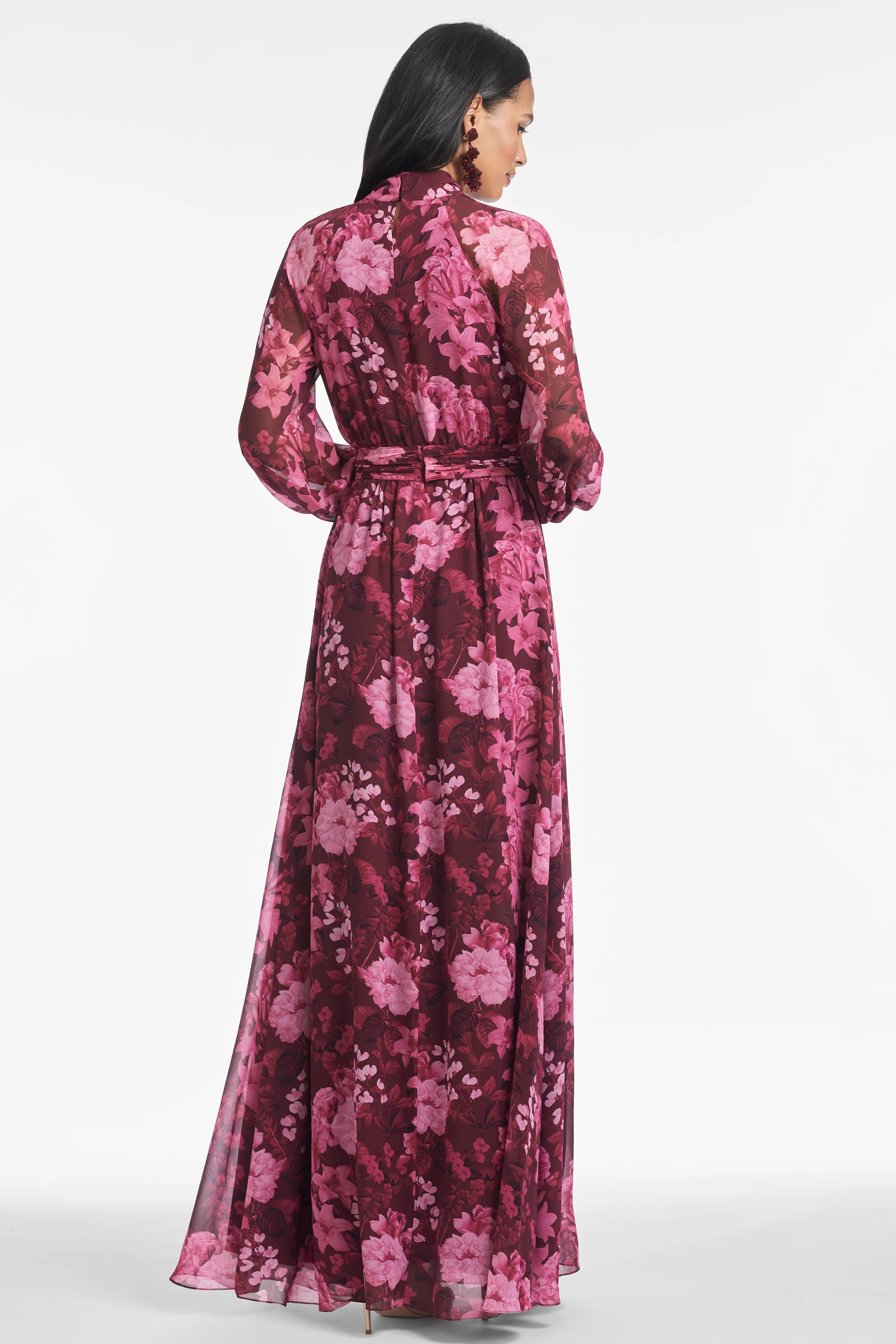 VERA GOWN - RASPBERRY FLORIBUNDA - Image 3