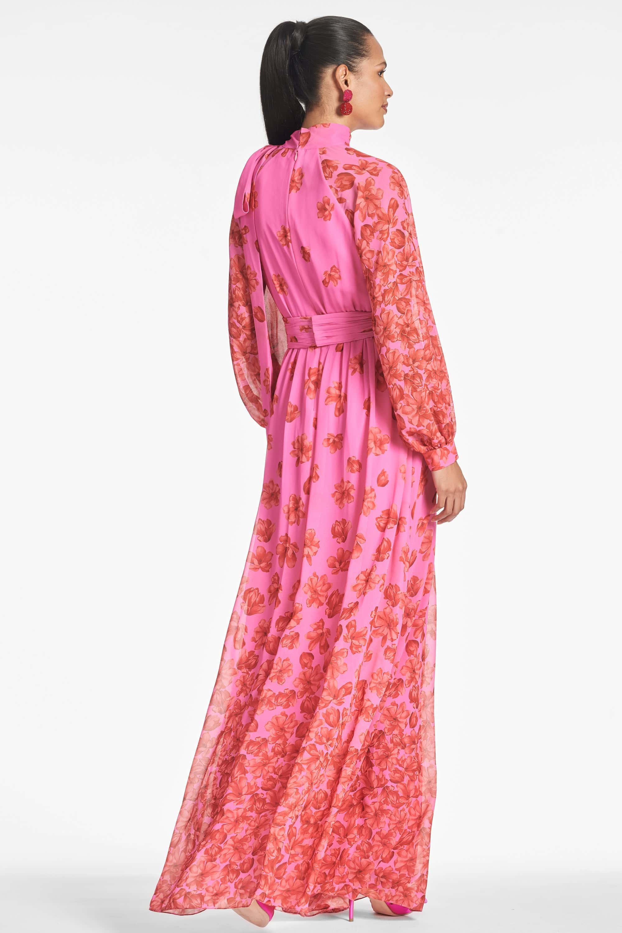 VERA GOWN - ROSE/VERMILLION - Image 5