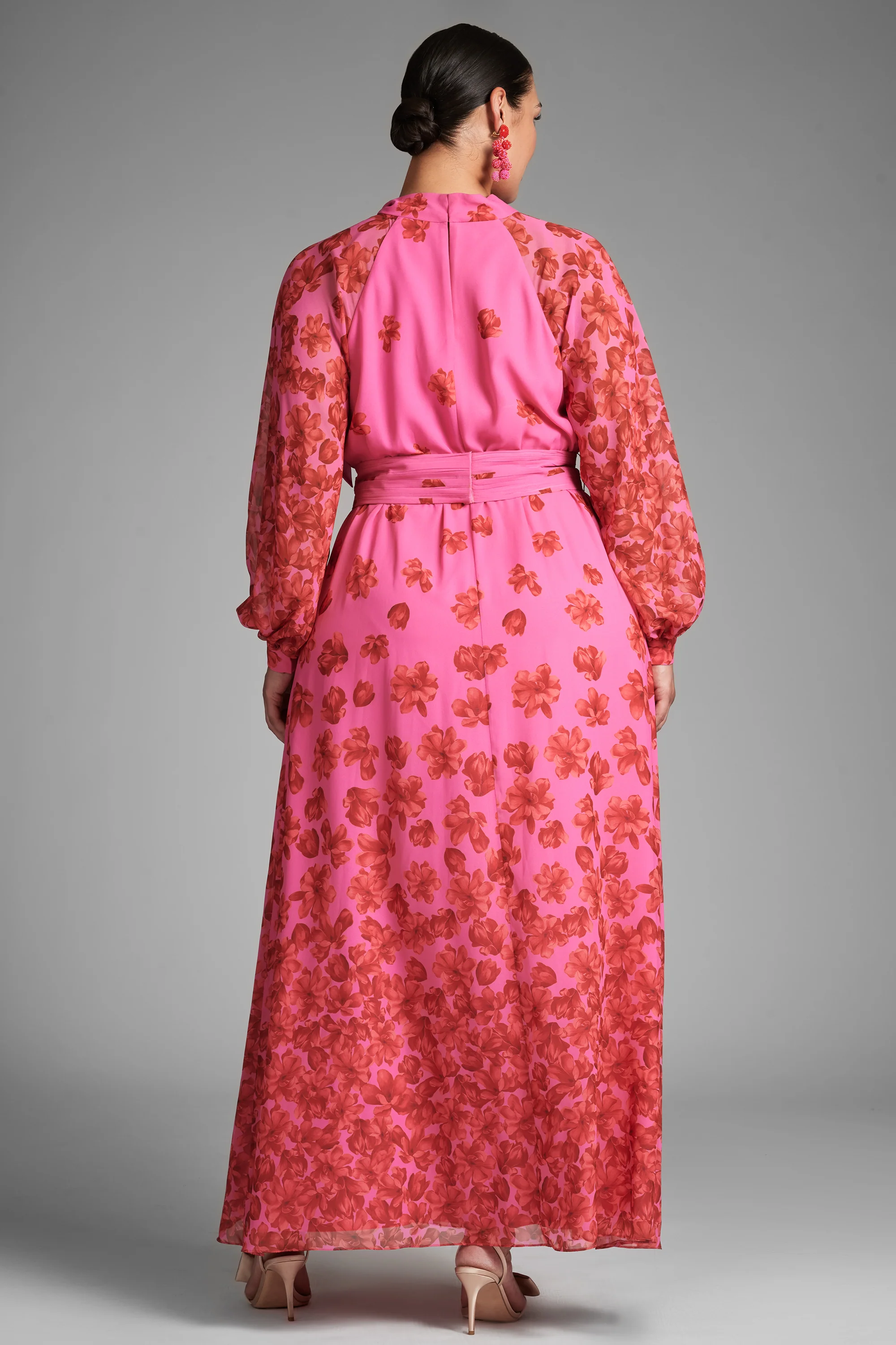 VERA GOWN - ROSE/VERMILLION - Image 8