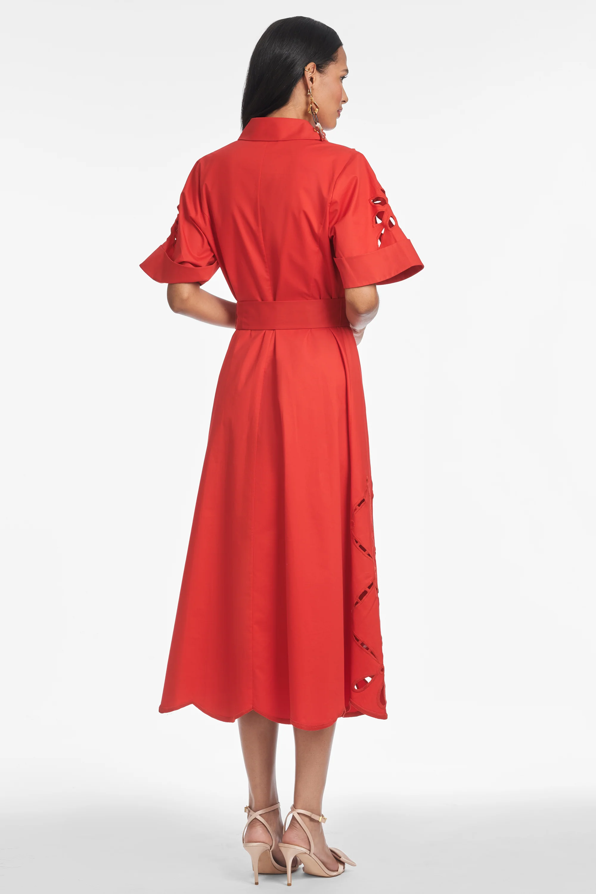 VINCENZA DRESS - CHERRY - Image 4